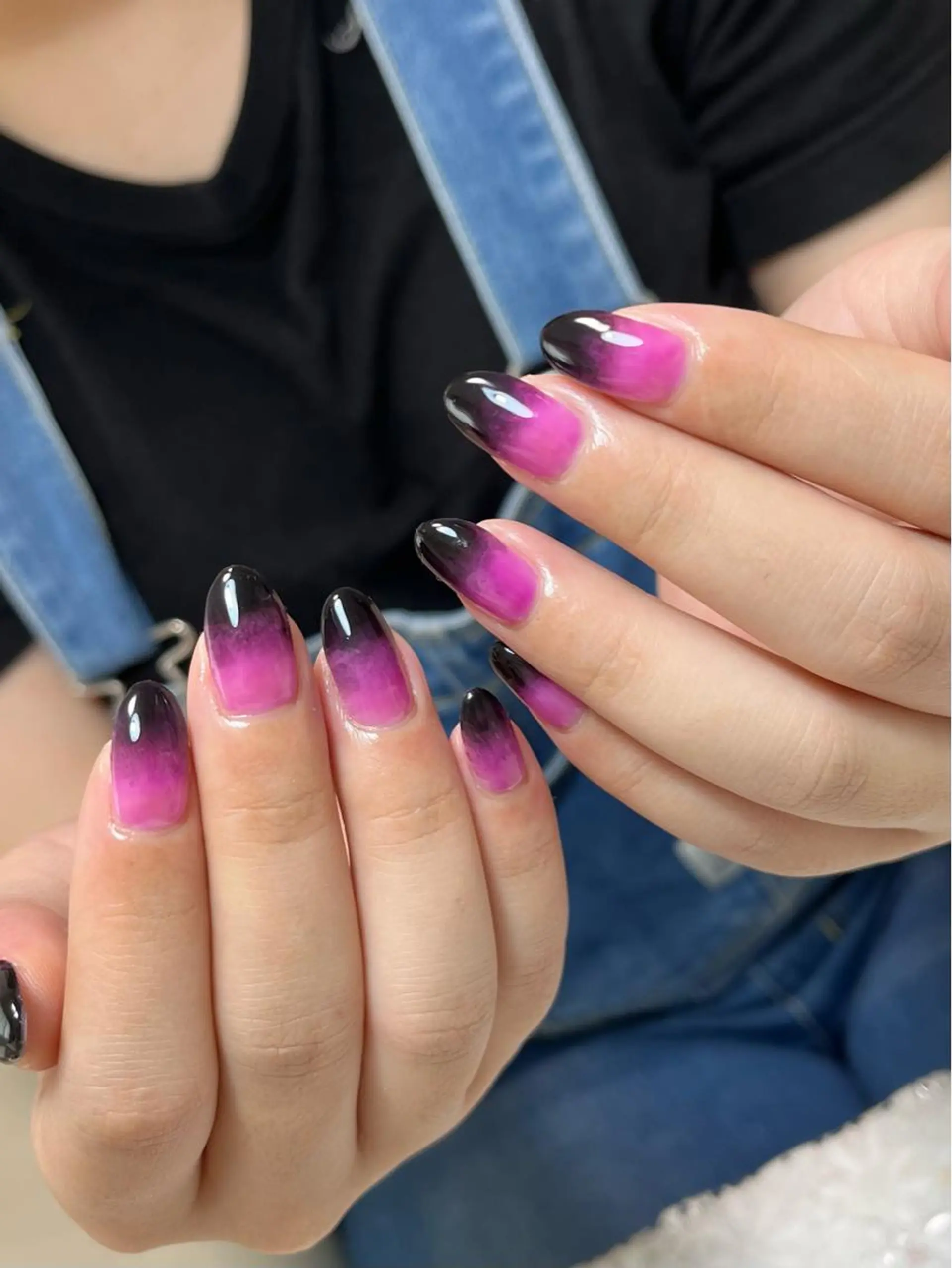 ネイル ジェルネイル キラキラネイル 韓国ネイル パラジェル ワンホンネイル ハンドネイル nails' it...のネイルデザイン