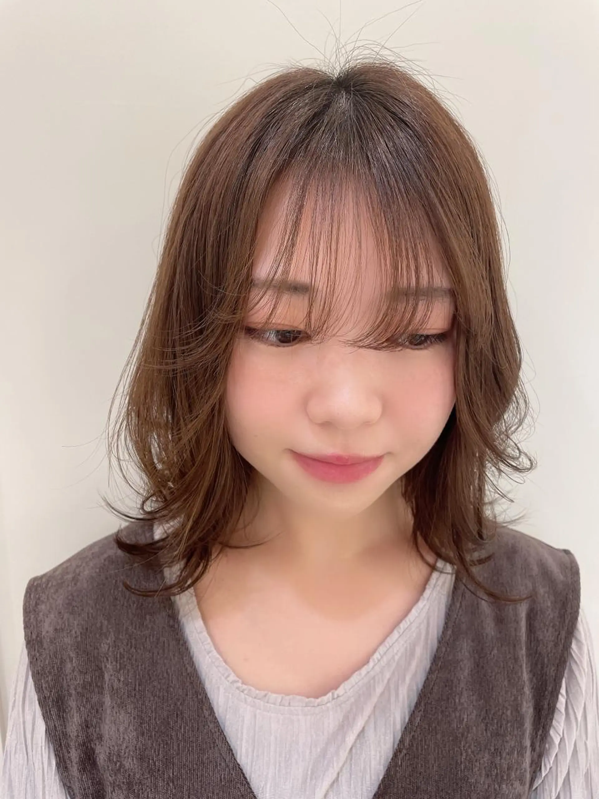 ミディアム 🍒顔周り/レイヤー /韓国風/アリサ🍒のヘアスタイル