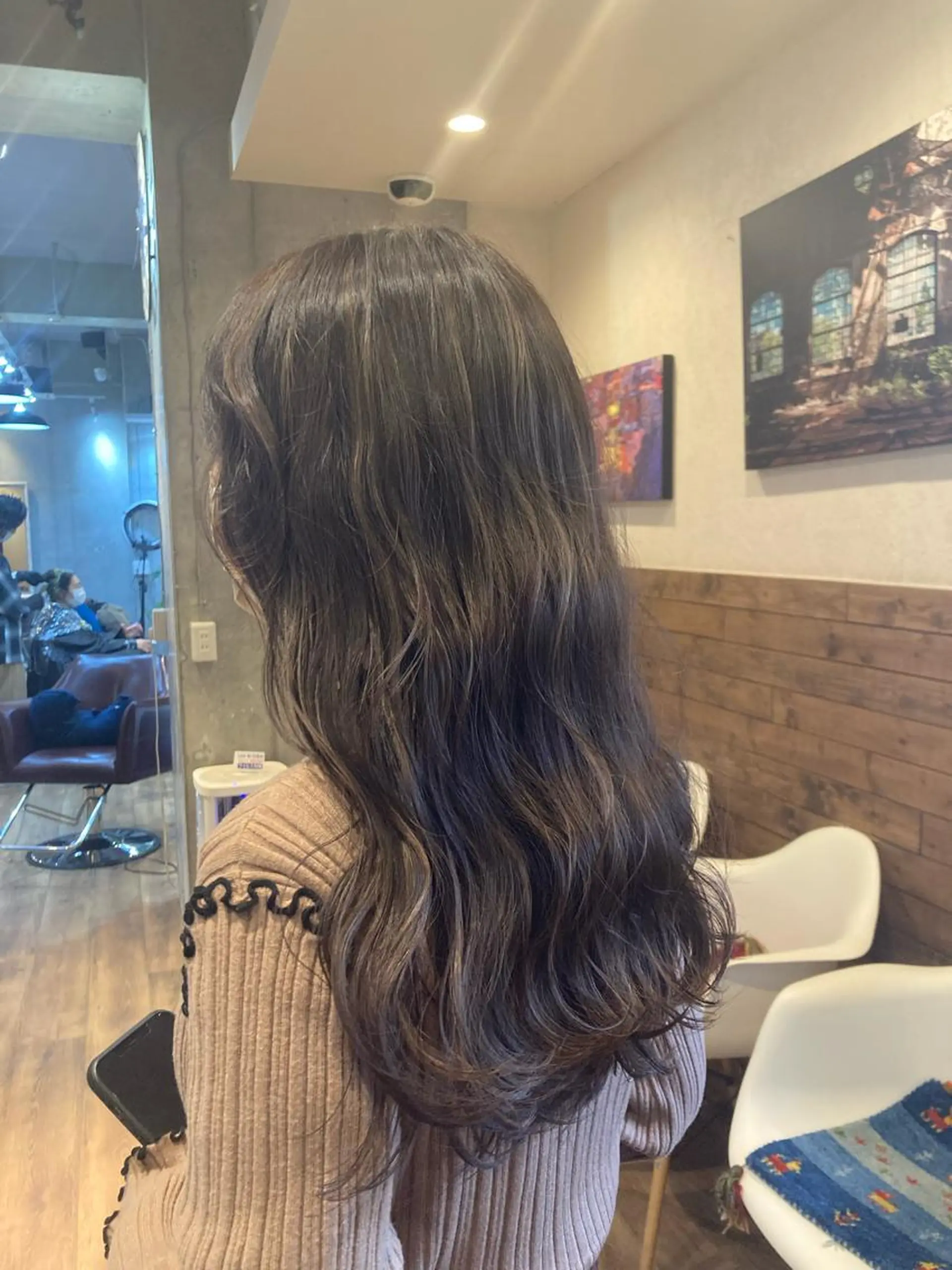 ロング カラー ハイライトカラー ハイライト Trill所属・縮毛矯正/髪質改善 /SATOKOのヘアスタイル