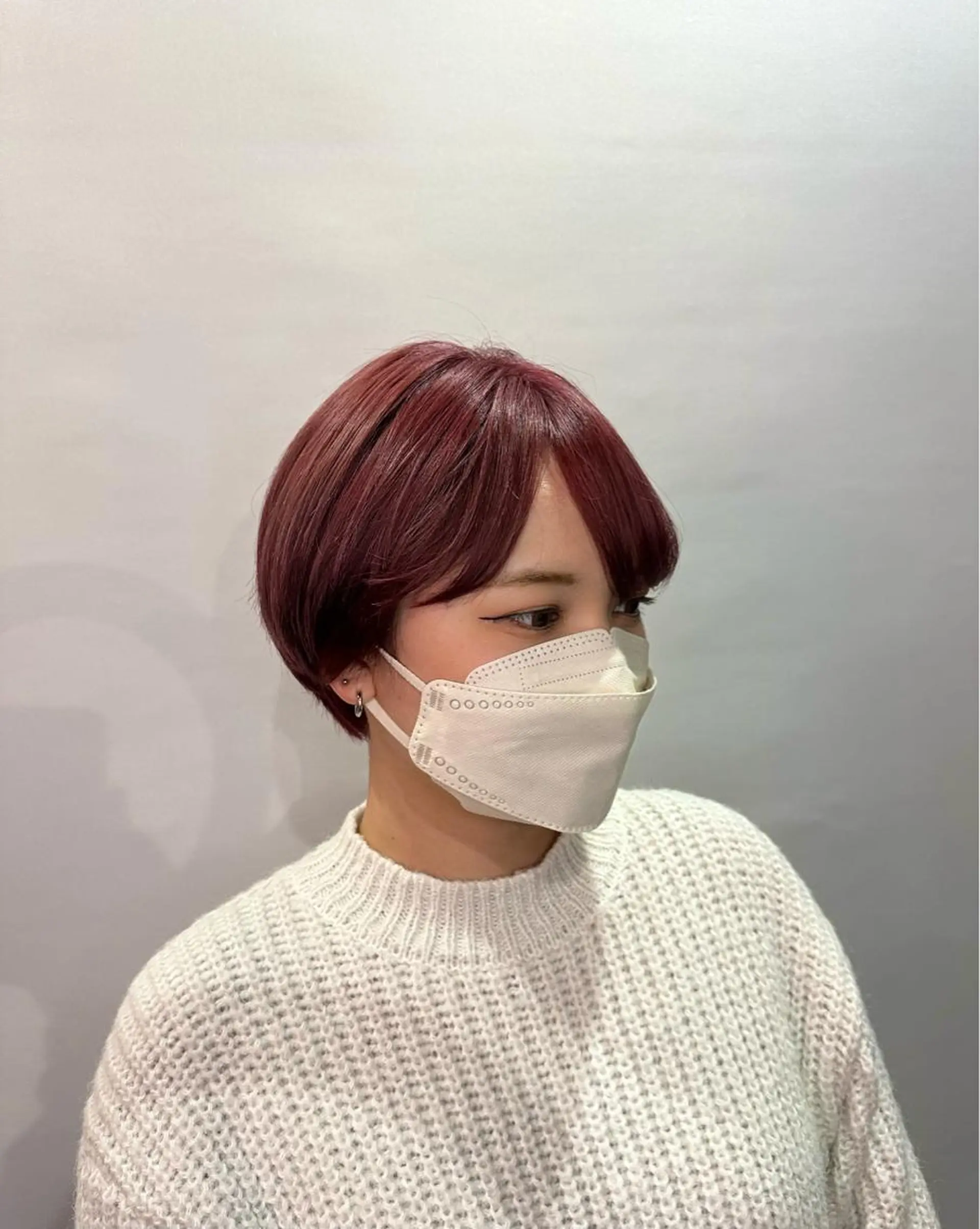 カラー ピンクカラー 遠藤惟斗/自由が丘/ 透明感カラー/パーマのヘアスタイル