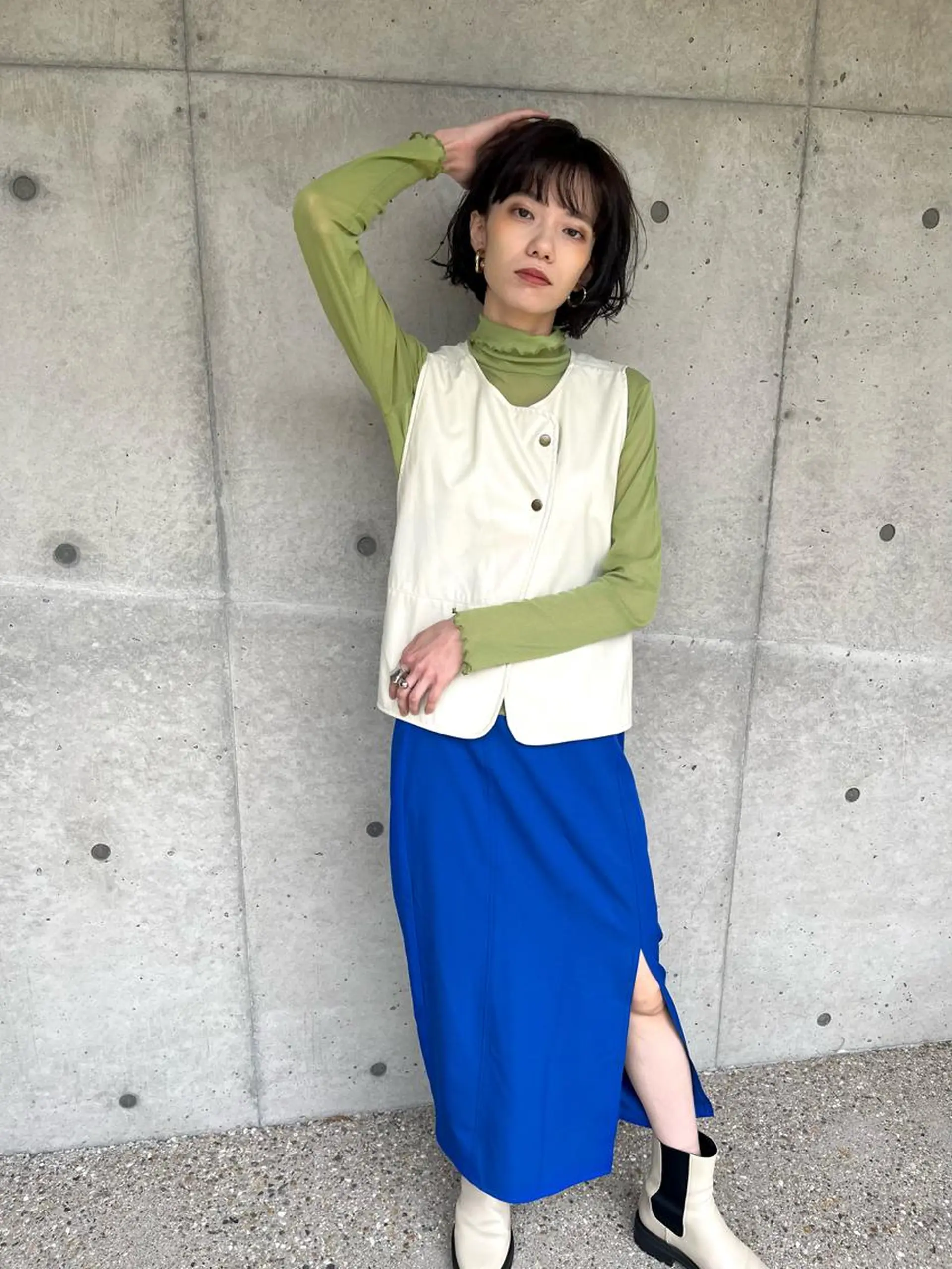 ショート ホラオク カナエのヘアスタイル