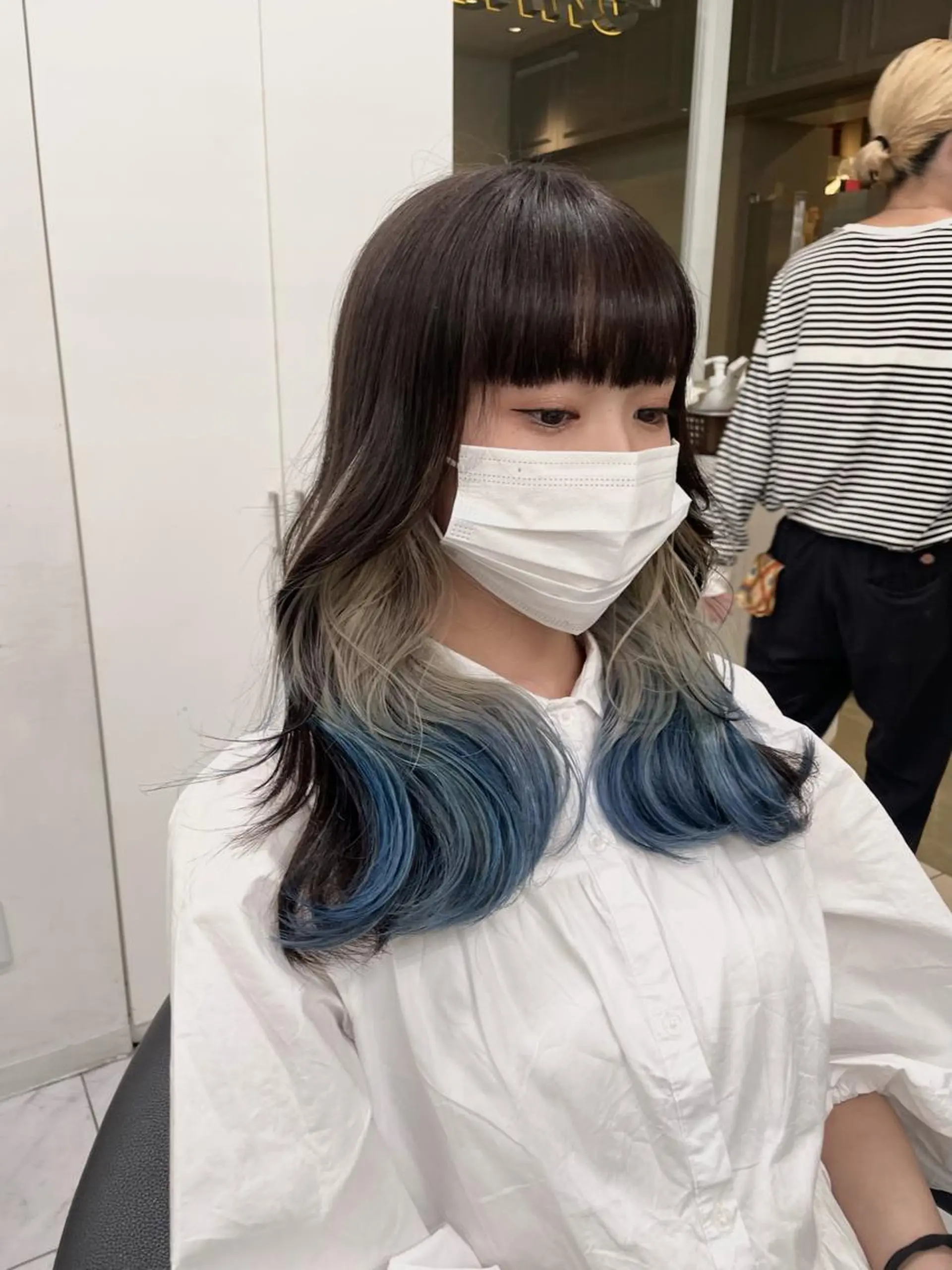 ロング カラー *モデル募集🤍横浜 透明感カラー🫧のヘアスタイル