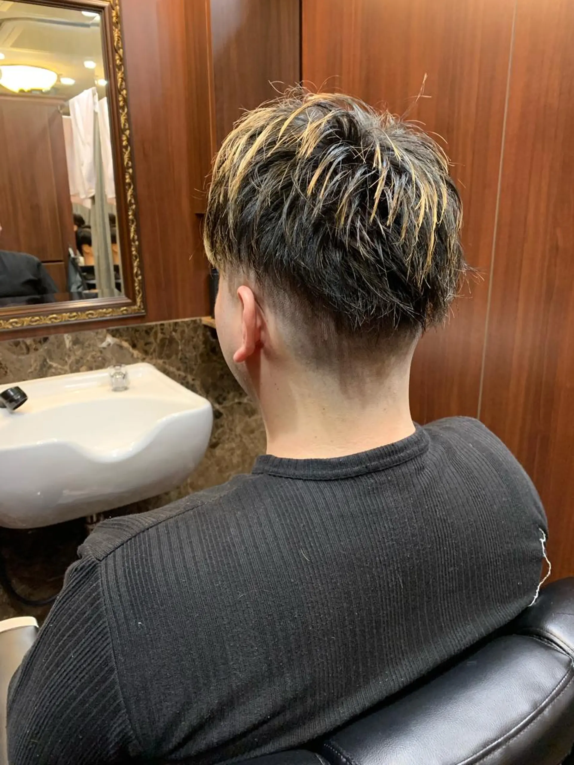 ショート メンズ 羽木 隆徒のヘアスタイル