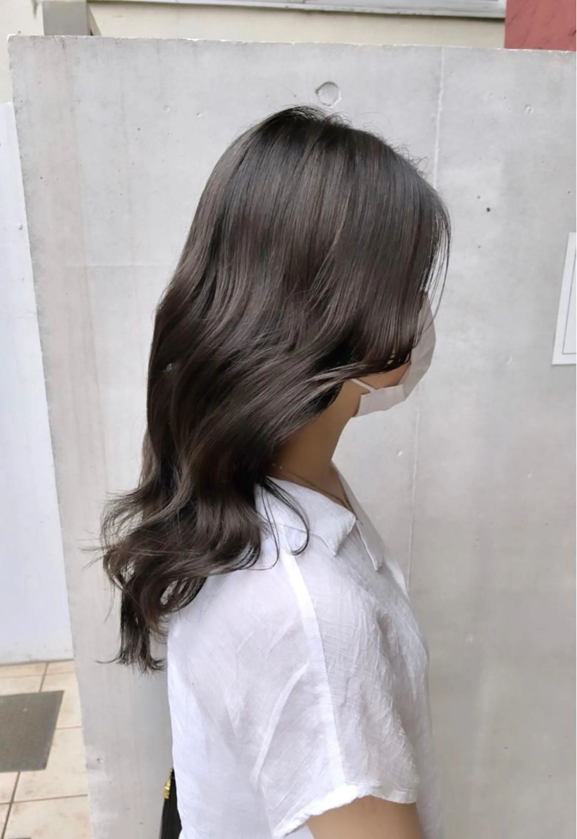 ロング カラー 泉 堅也のヘアスタイル