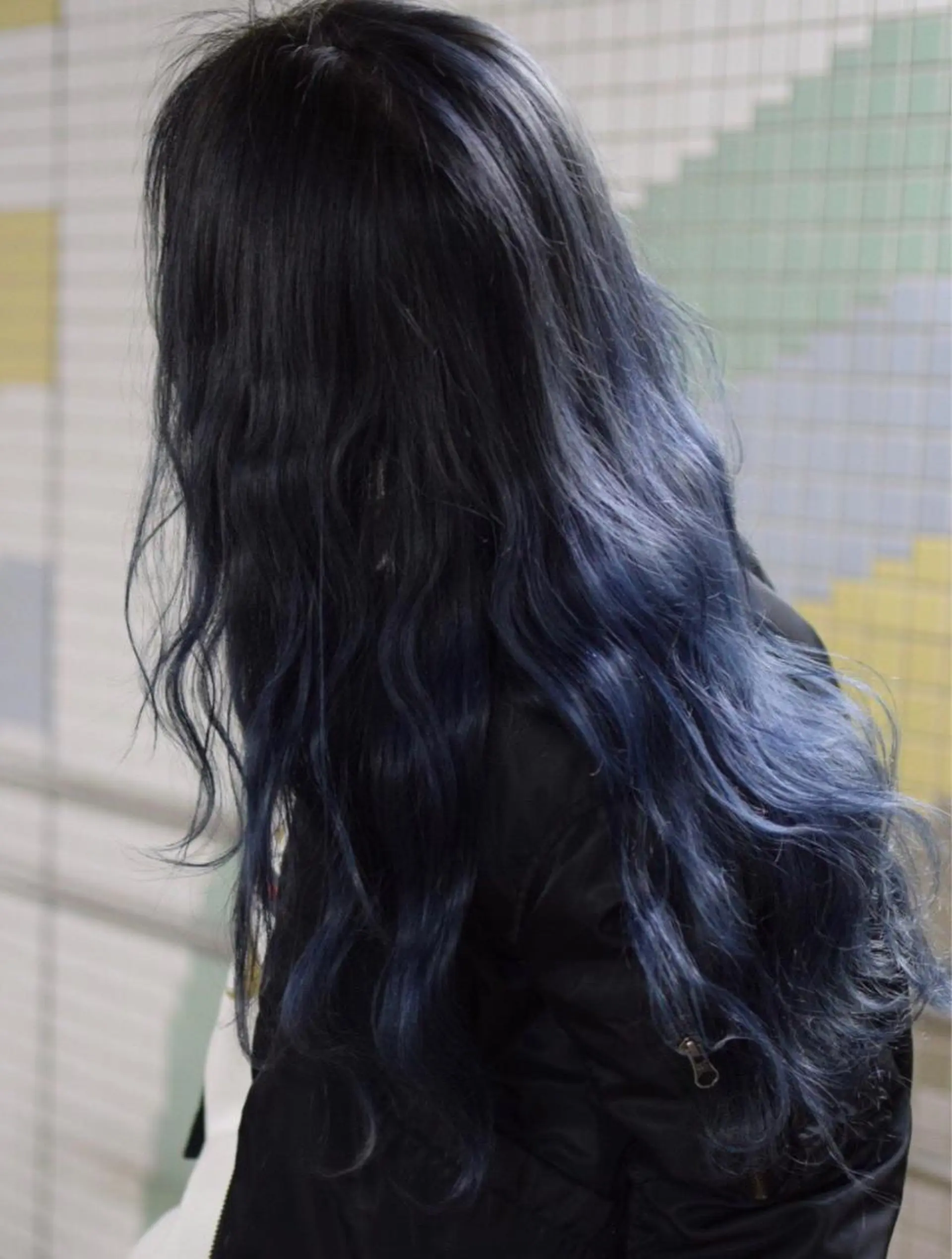 カラー ブルーカラー グラデーションカラー ネイビーカラー ☺︎ RIHOのヘアスタイル