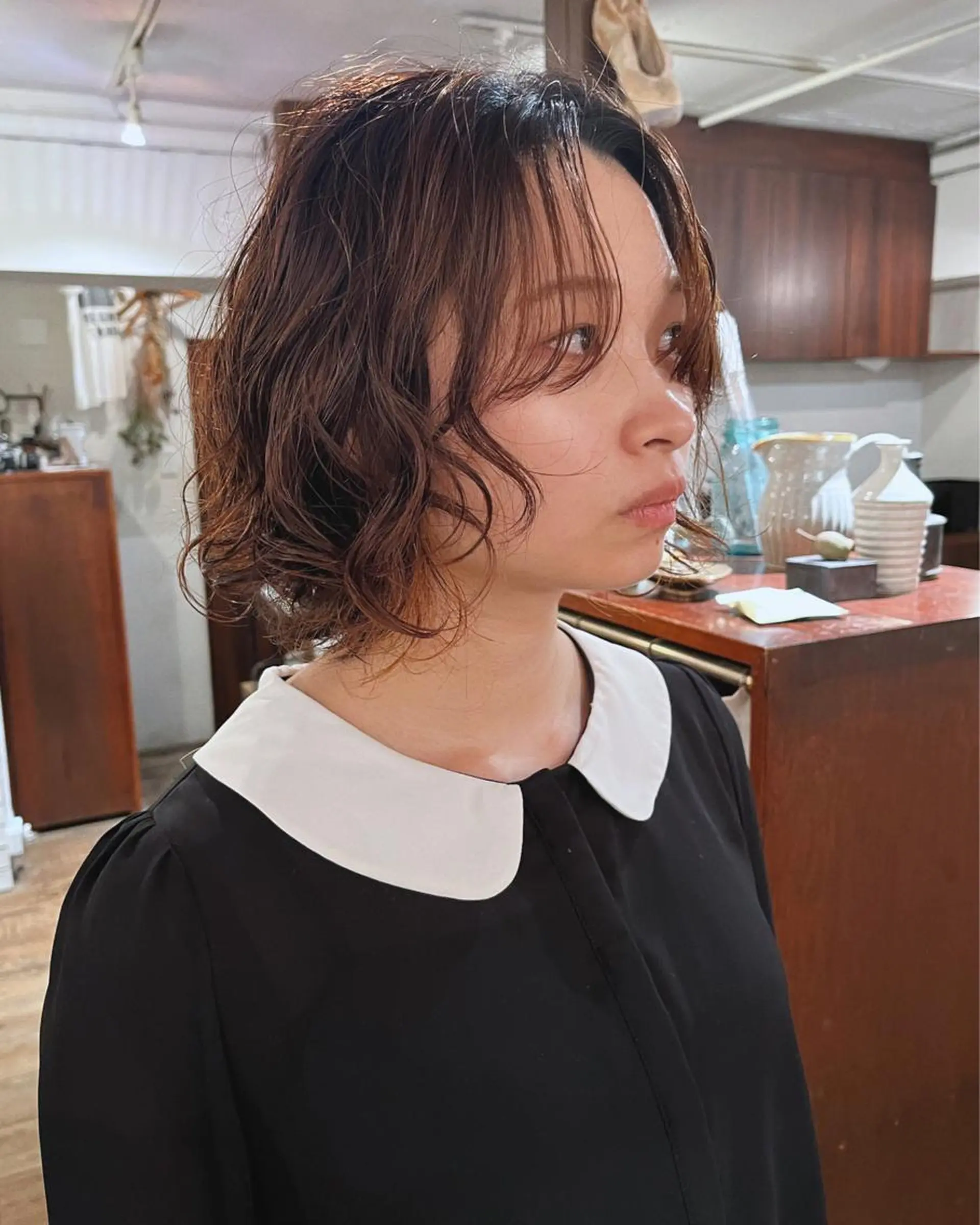 ミディアム ミディアムパーマ 🧸メンズカット 🧸conatsuのヘアスタイル
