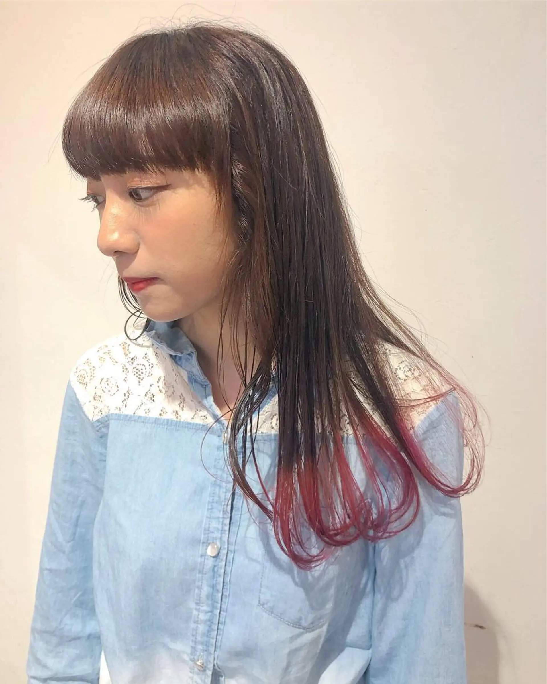 ロング カラー ヘアアレンジ 【池袋/スパイキー ショート】ⓝⓘⓜⓤのヘアスタイル