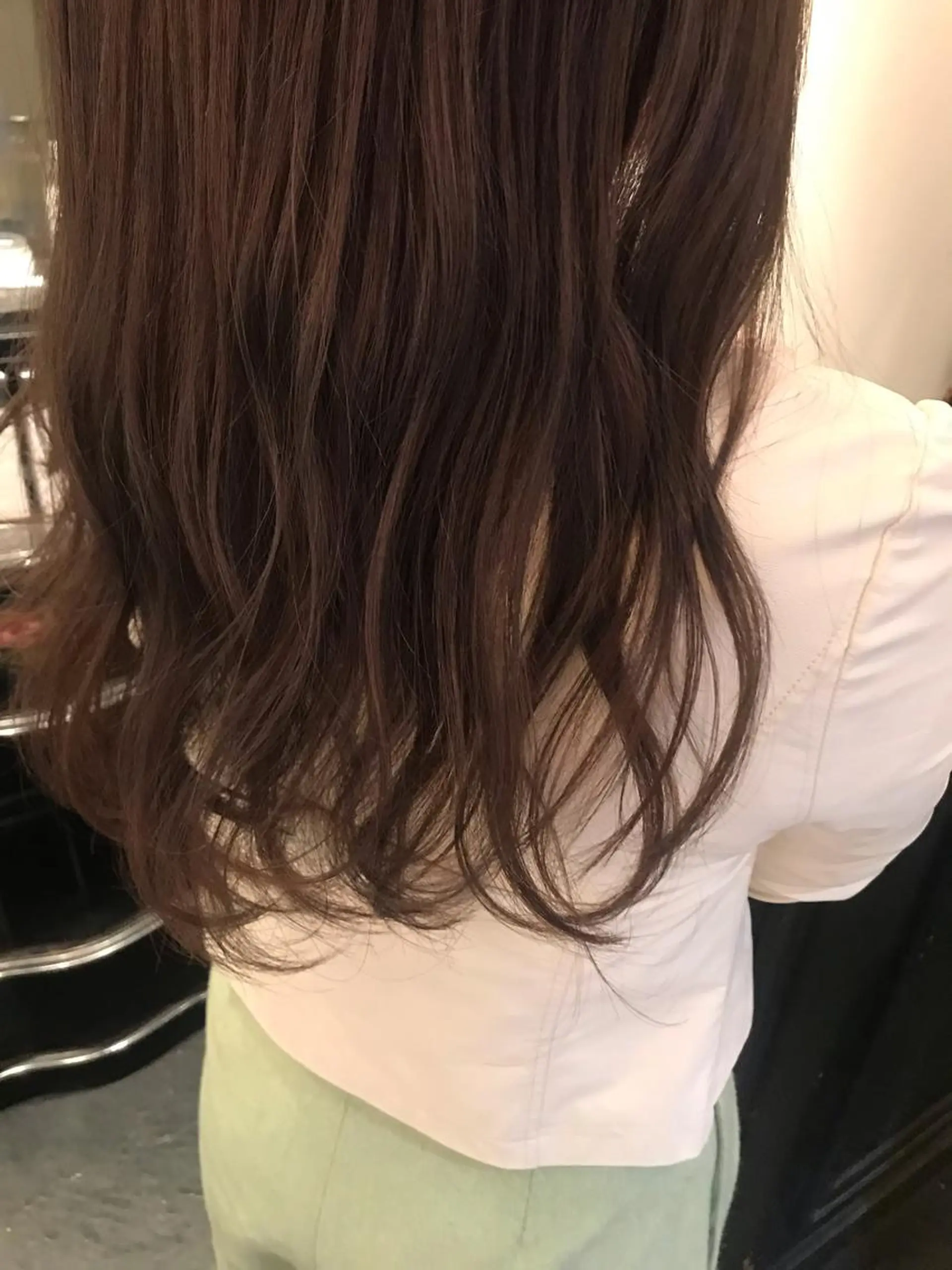 セミロング カラー tonari 梅田、中崎町のヘアスタイル