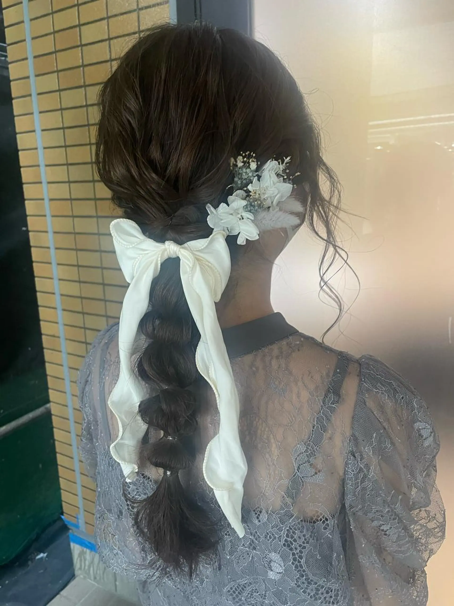 ロング ヘアアレンジ ヘアセット しのはら まどかのヘアスタイル