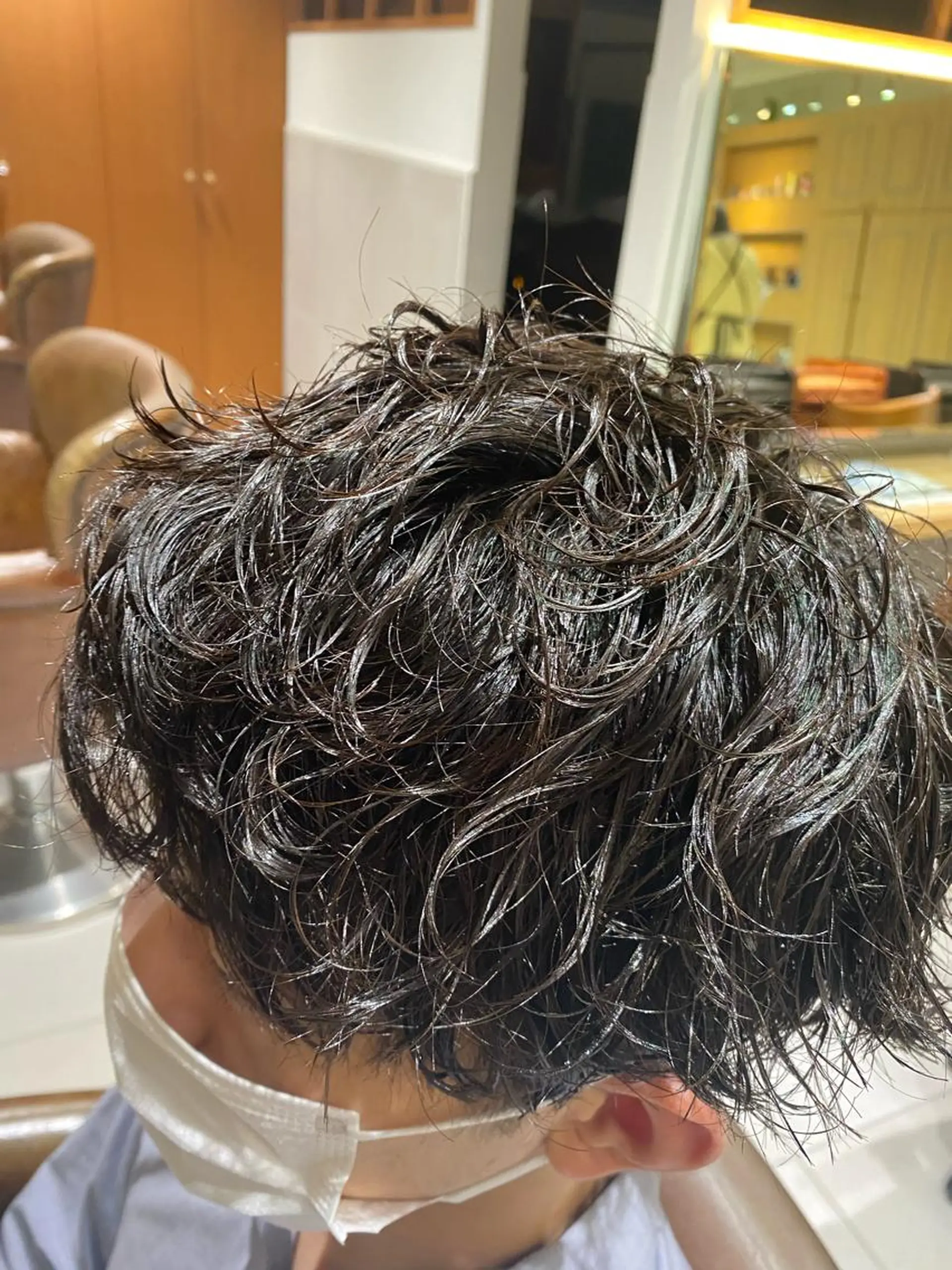 ショート カラー パーマ ヘアアレンジ メンズ カット パーマ メンズパーマの巨匠 鈴木純のヘアスタイル