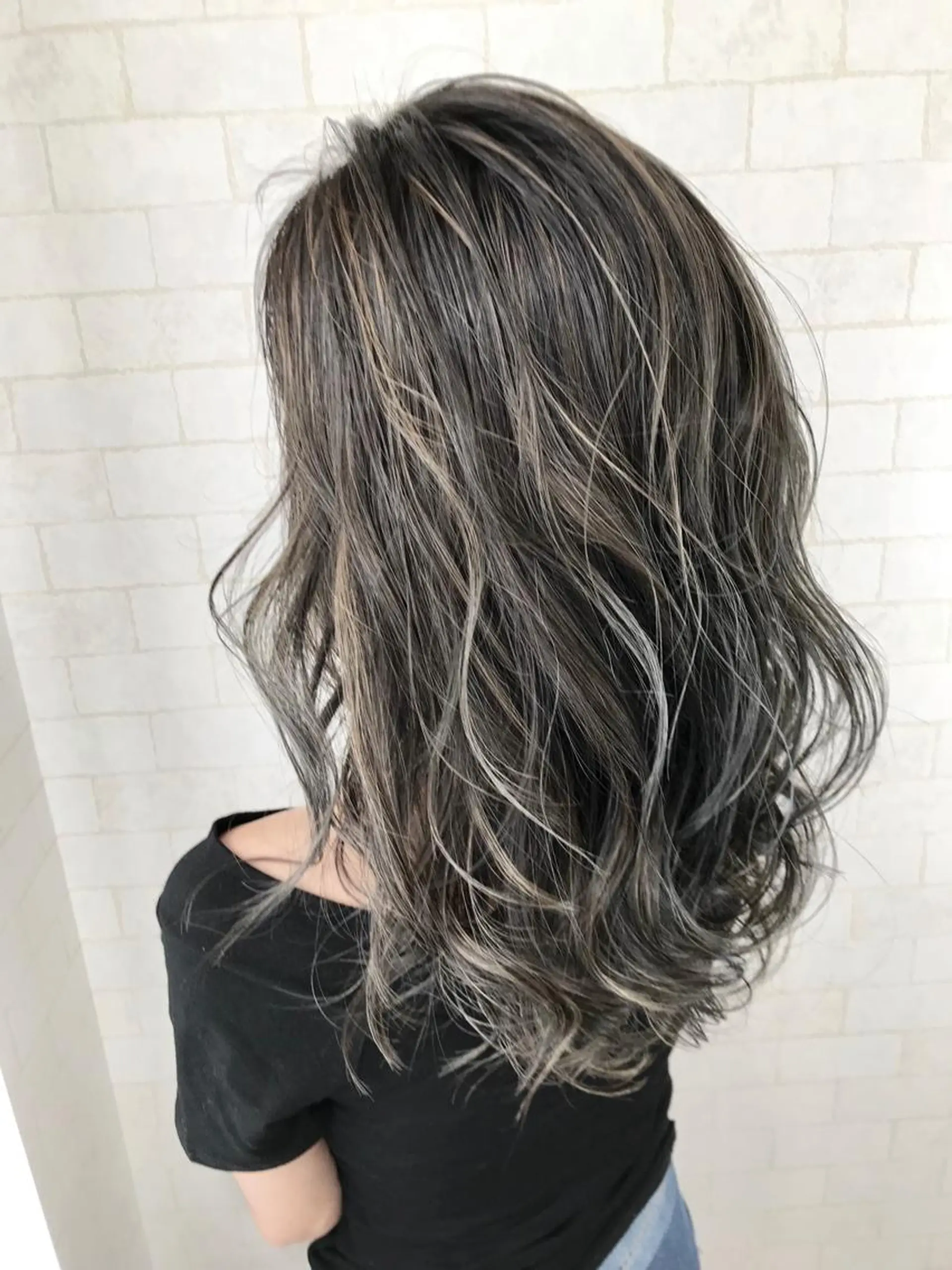 セミロング 神野 雅樹のヘアスタイル