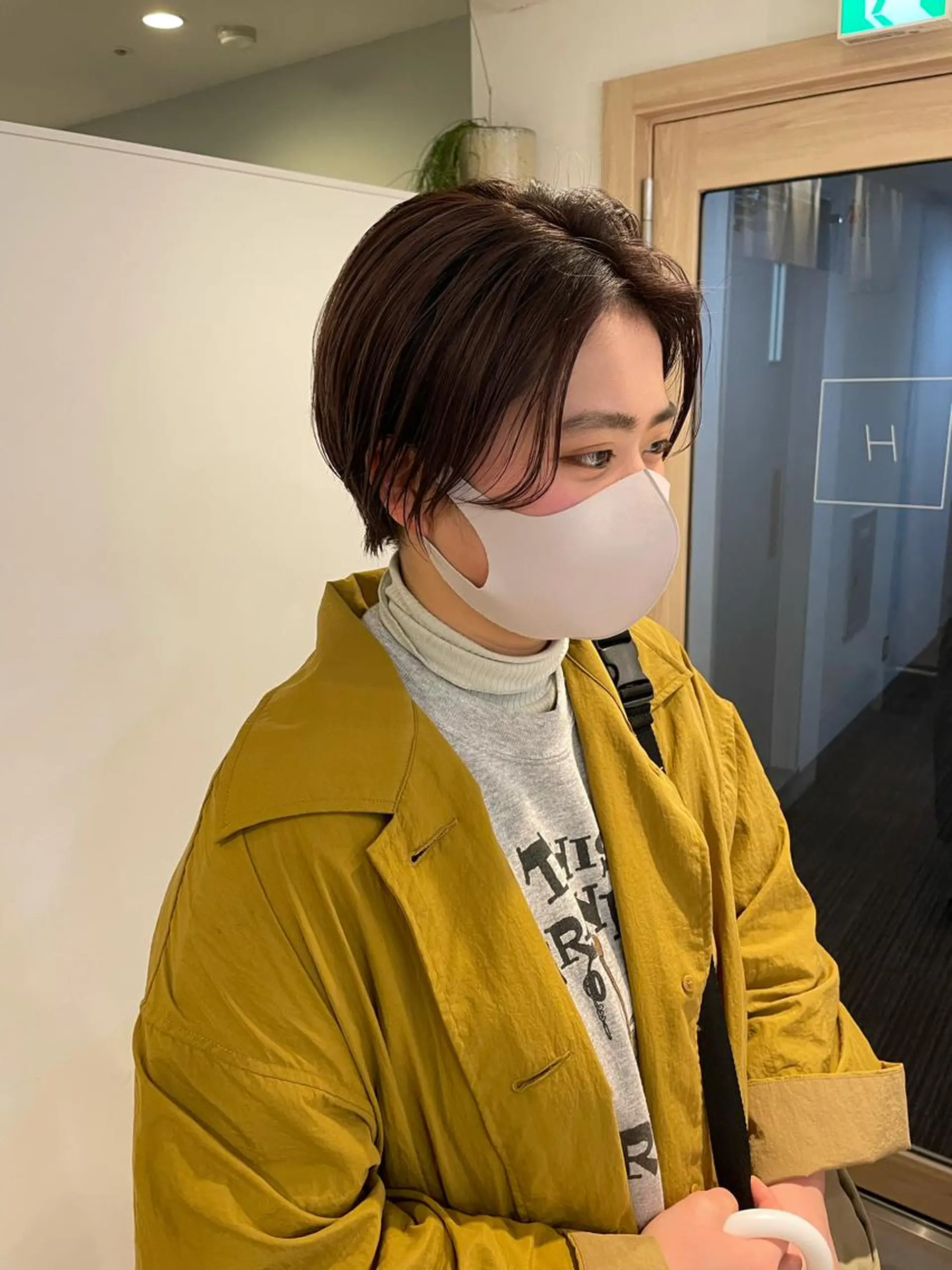 ショート 大迫 江梨のヘアスタイル