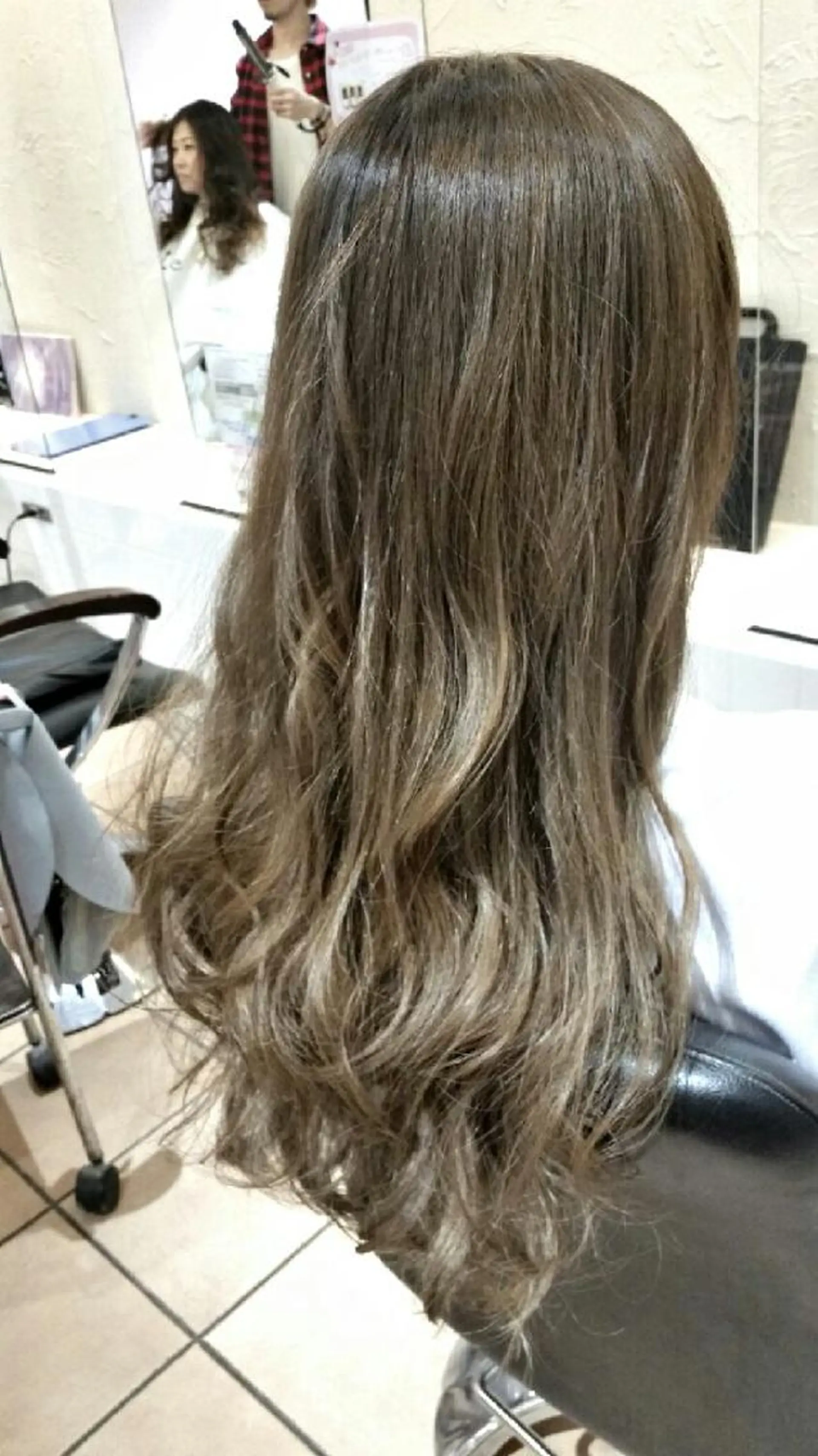 ミディアム セミロング ロング カラー ヘアアレンジ 【髪質改善美容師】t occa茨木篠原健太のヘアスタイル