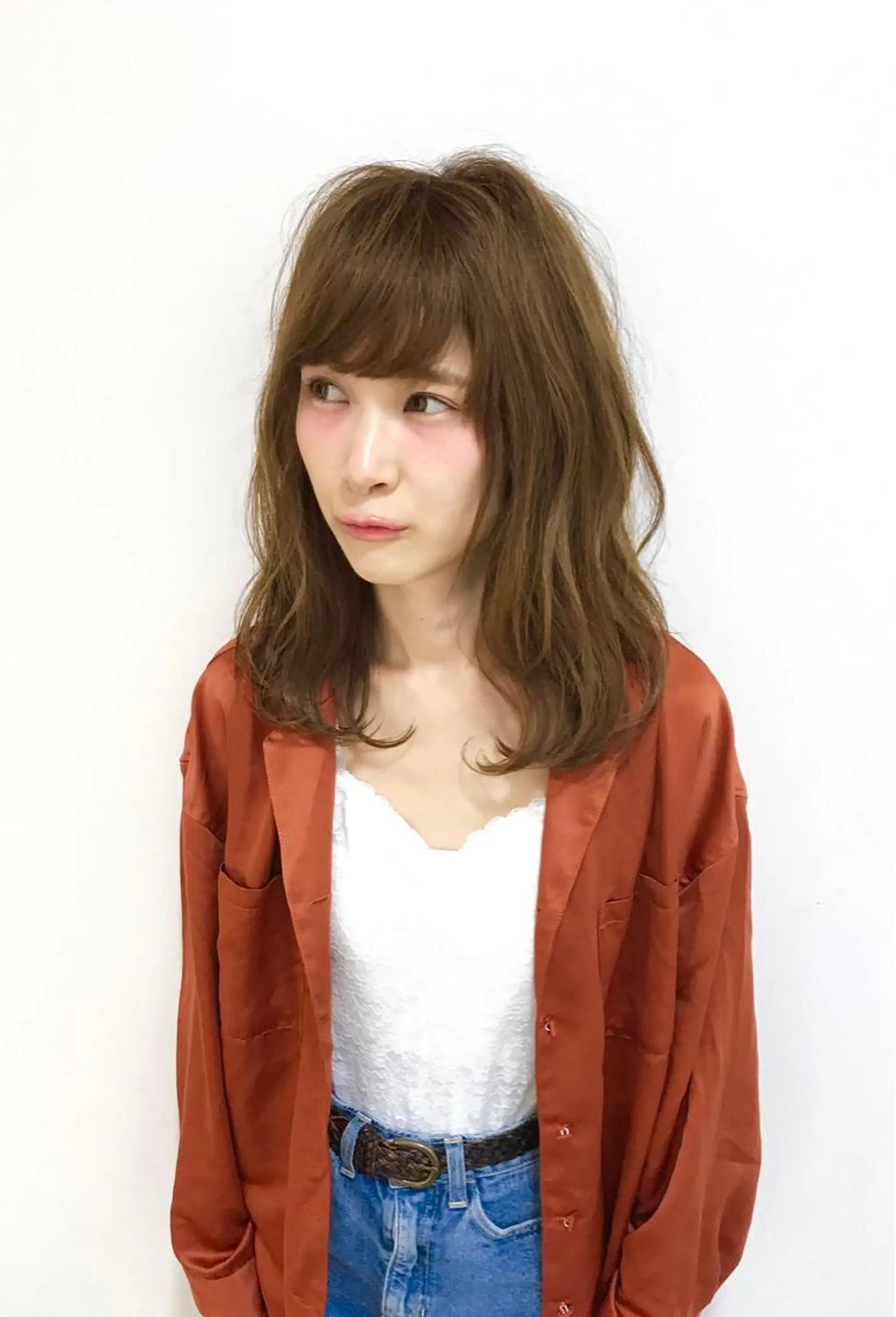 ミディアム Miru by INCE HAIRのヘアスタイル