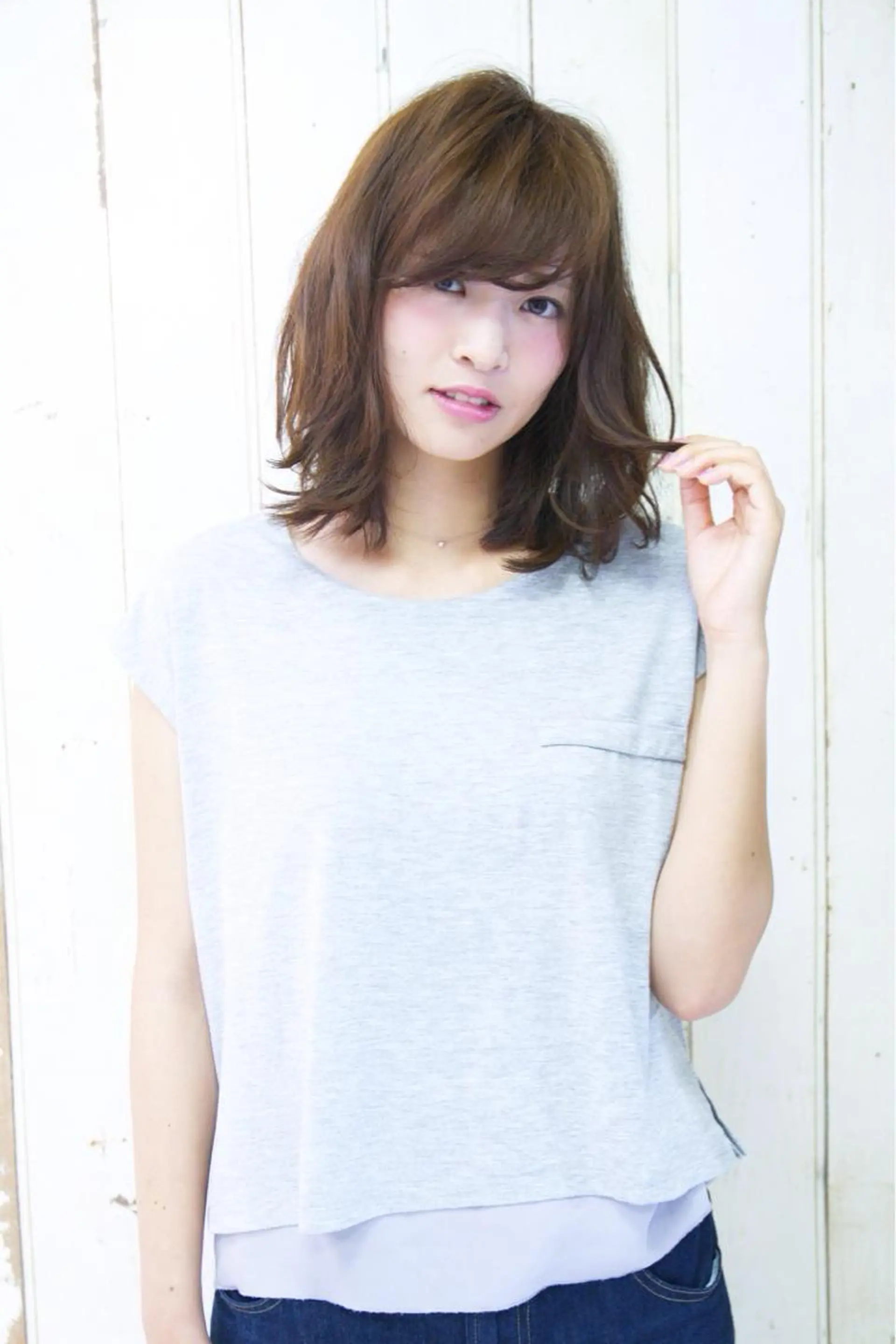 ミディアム セミロング TAKU　小顔カット 大人女性💇専門のヘアスタイル