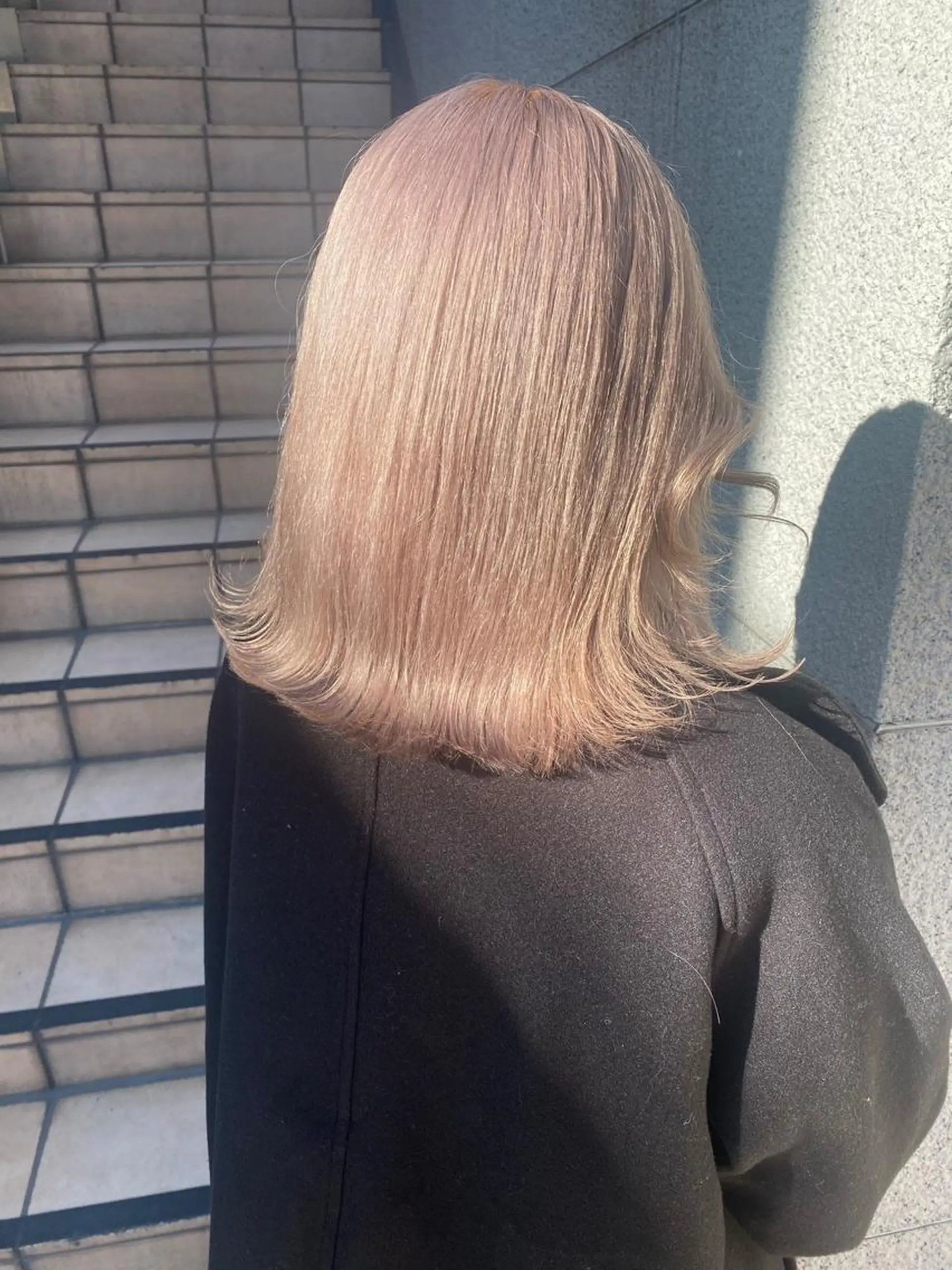 ミディアム カラー 💗💗韓国レイヤー yu-ki💗💗のヘアスタイル