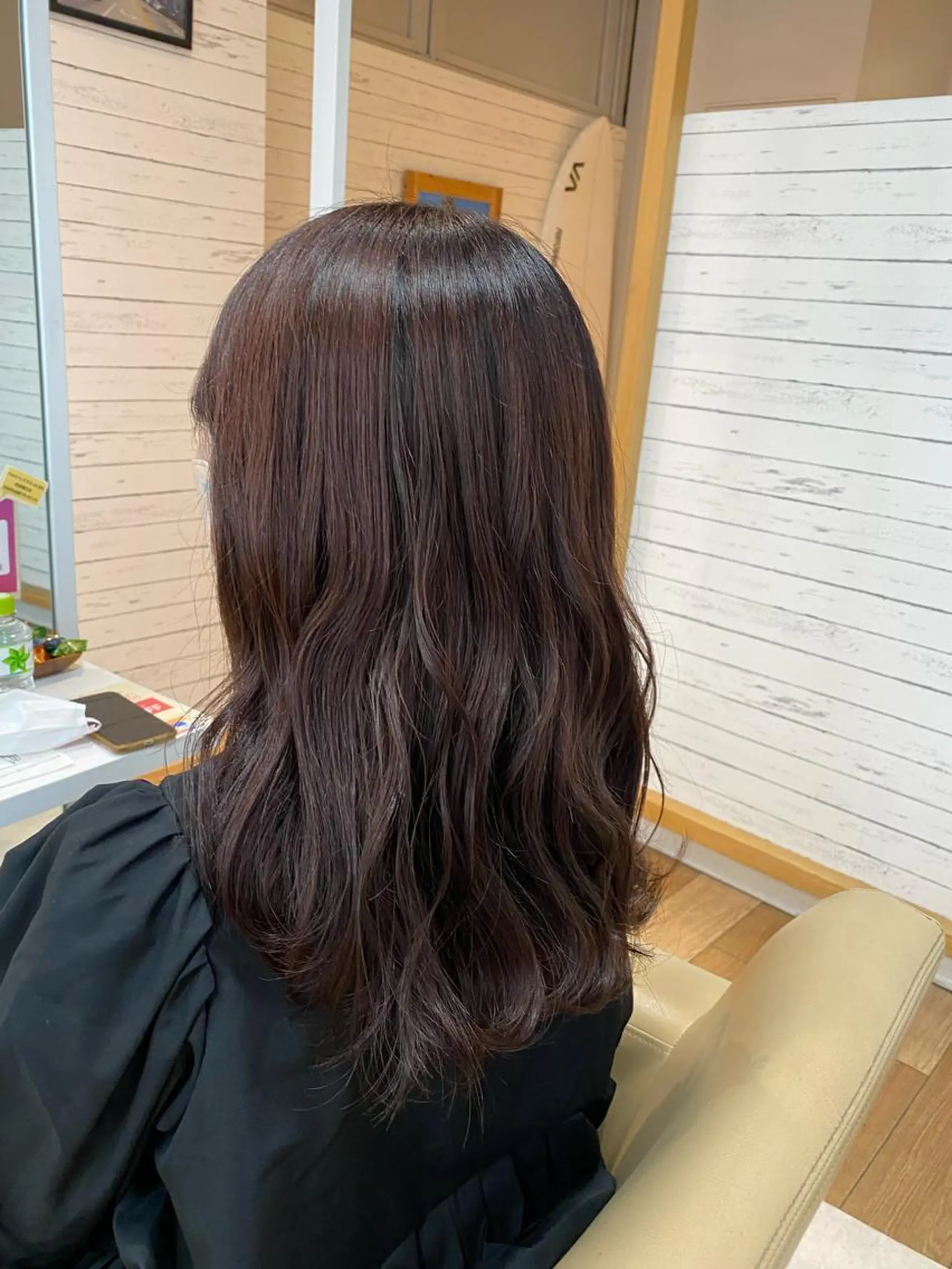 ミディアム カラー 荒木 たけるのヘアスタイル