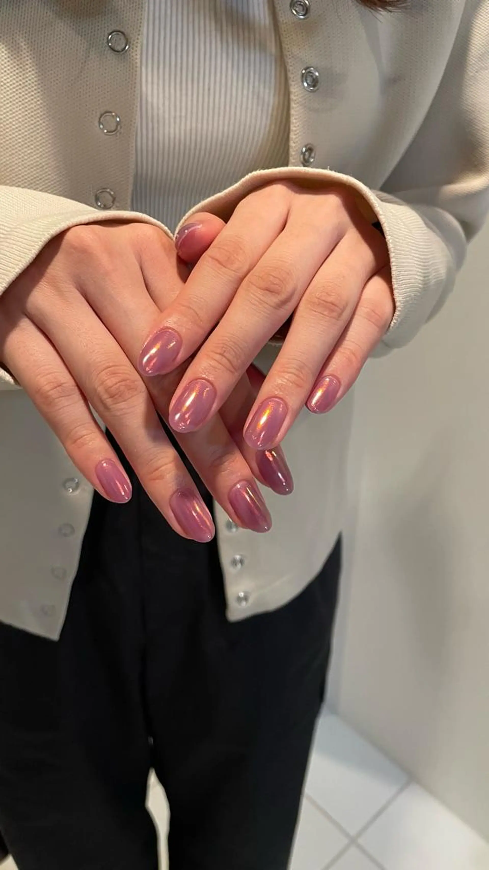 ネイル オーロラネイル ハンドネイル H'ami (haruka)のネイルデザイン