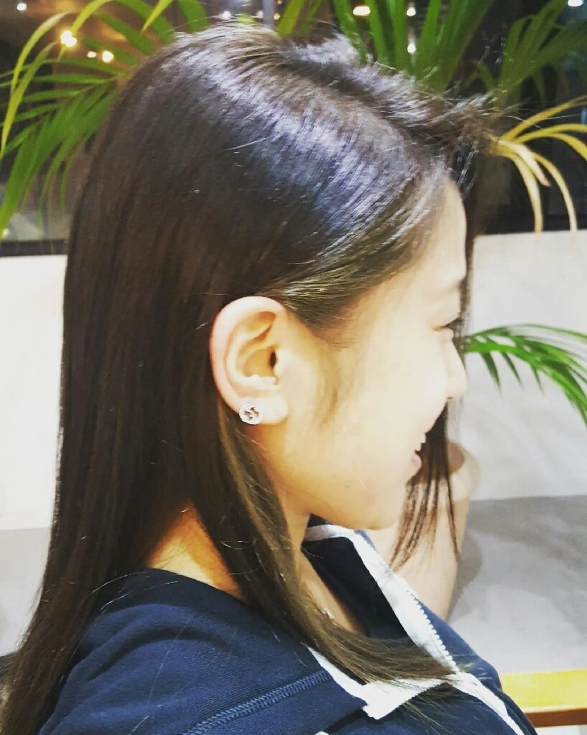 セミロング カラー spa hair ark 富井直美のヘアスタイル