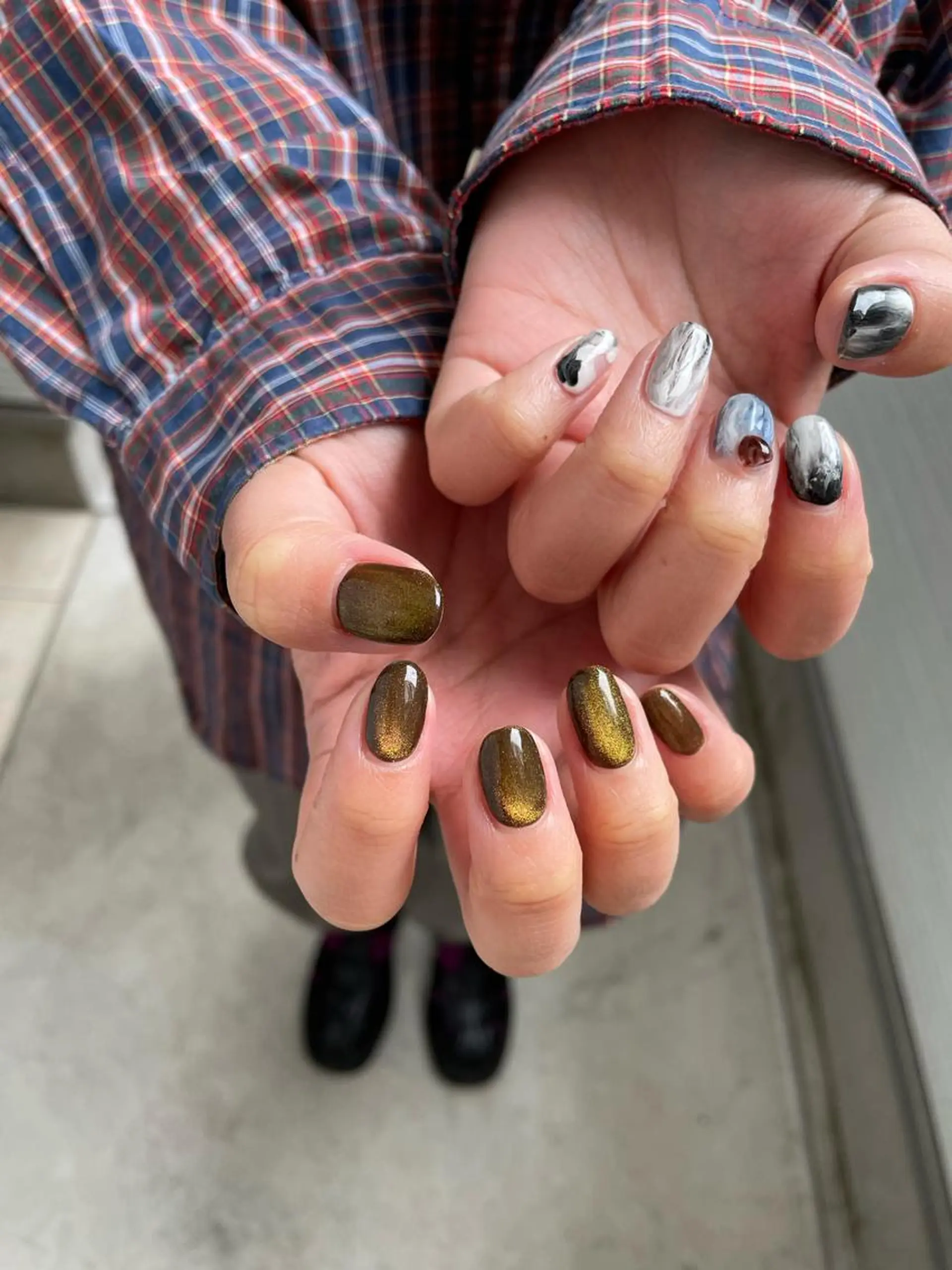 ネイル ハンドネイル Radia bykaonailsのネイルデザイン