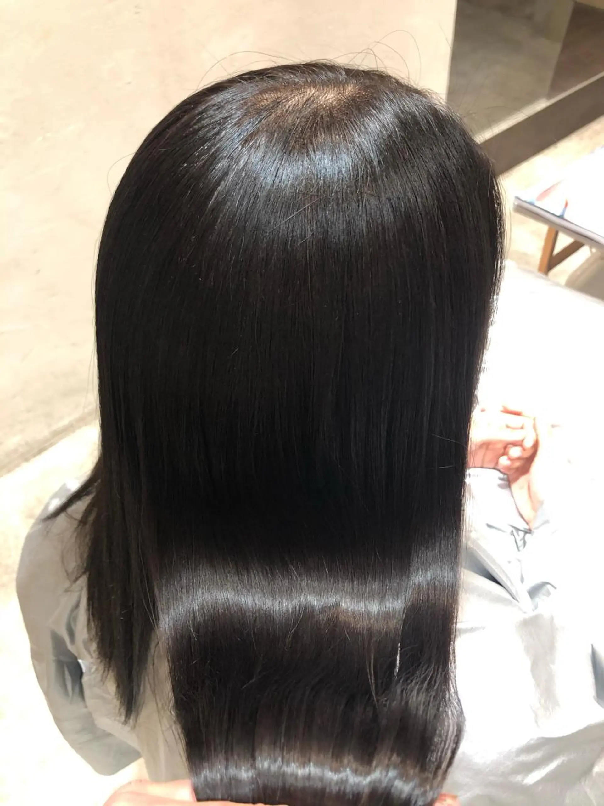 セミロング カット 縮毛矯正 トリートメント 小山内 龍一郎 店長のヘアスタイル