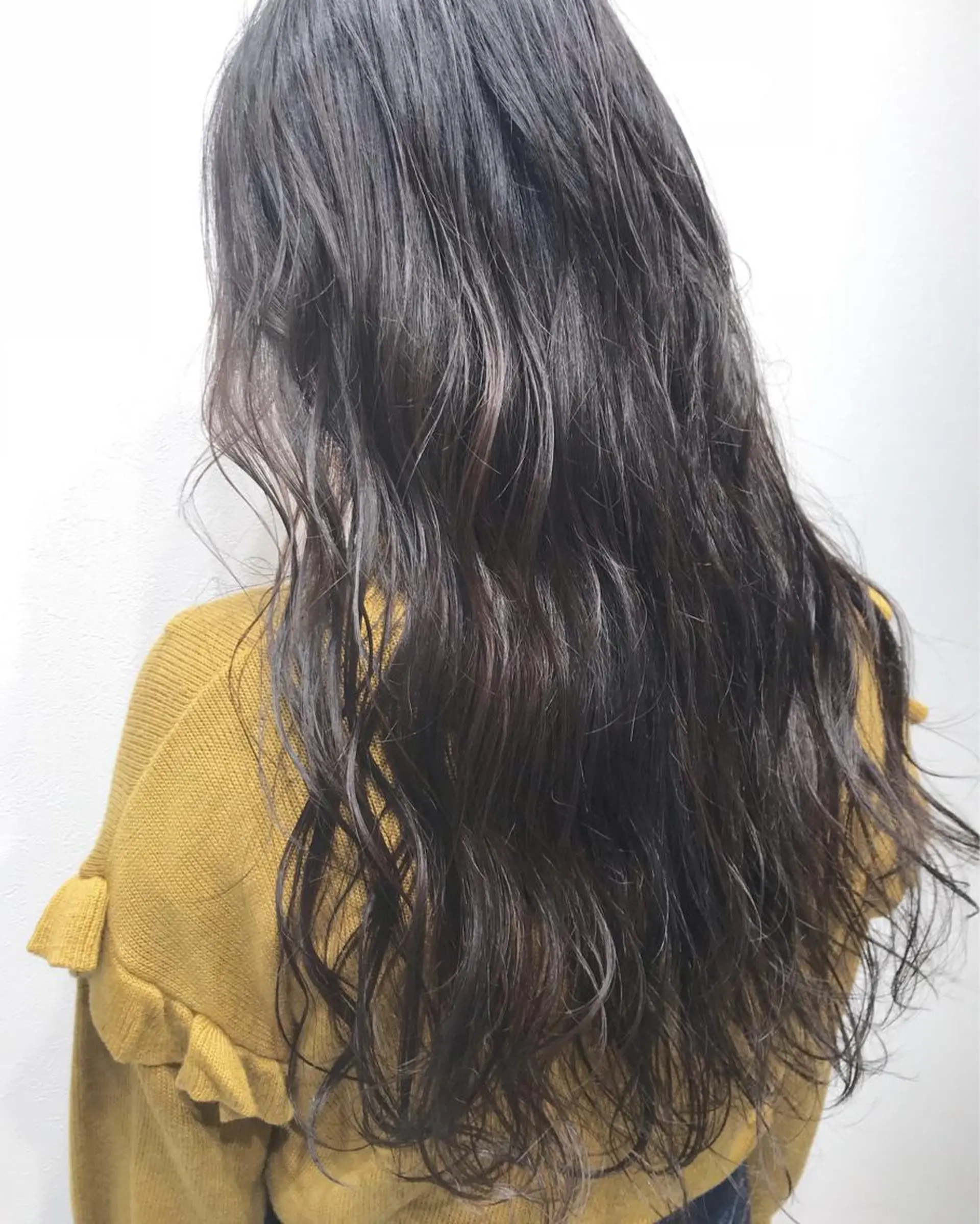 ロング カラー カット ヘアカラー トリートメント 酸性ストレート/ブリ ーチなし/中村 匠のヘアスタイル