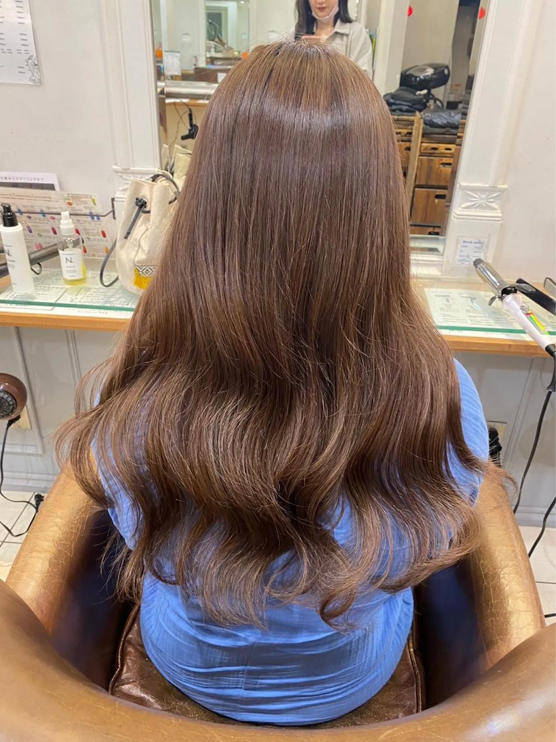 セミロング 韓国ヘアー🇰🇷 MIWAのヘアスタイル