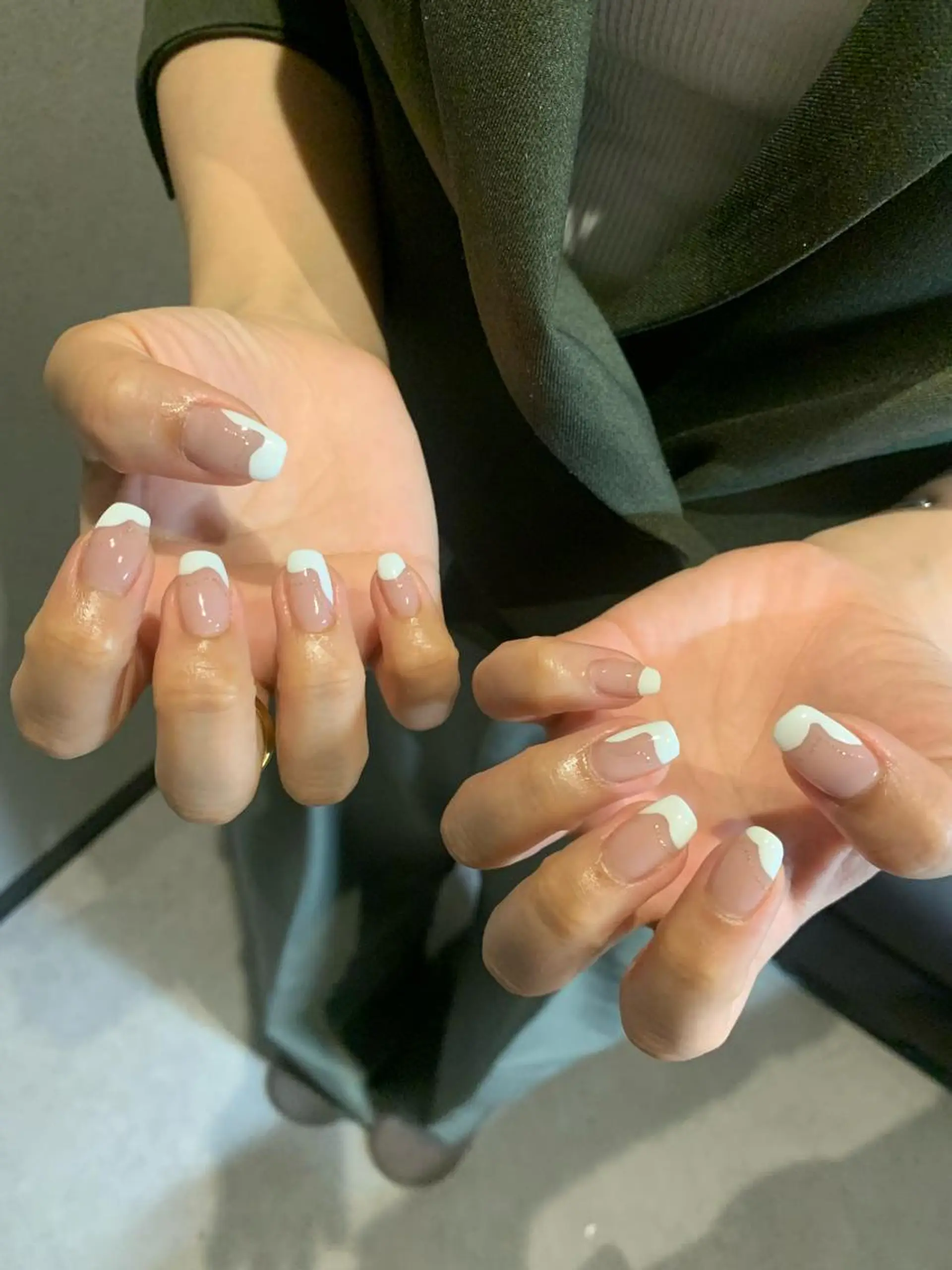 ネイル ハンドネイル Crescent Eye  Yukiのネイルデザイン