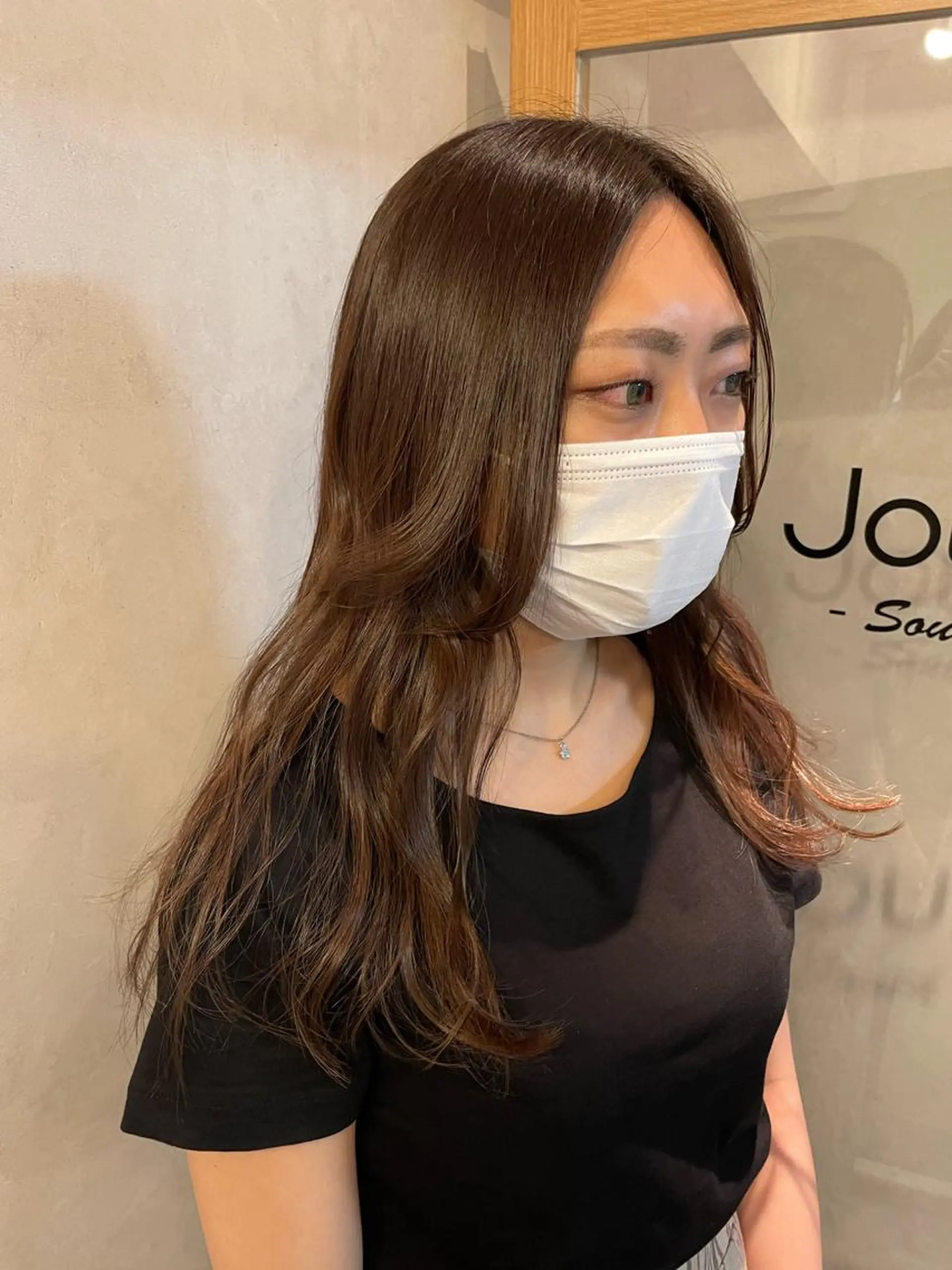 ロング 顔周りカット 韓国風ヘア レイヤーカット 🍮中山詩乃🍮顔 まわりデザイン◎のヘアスタイル