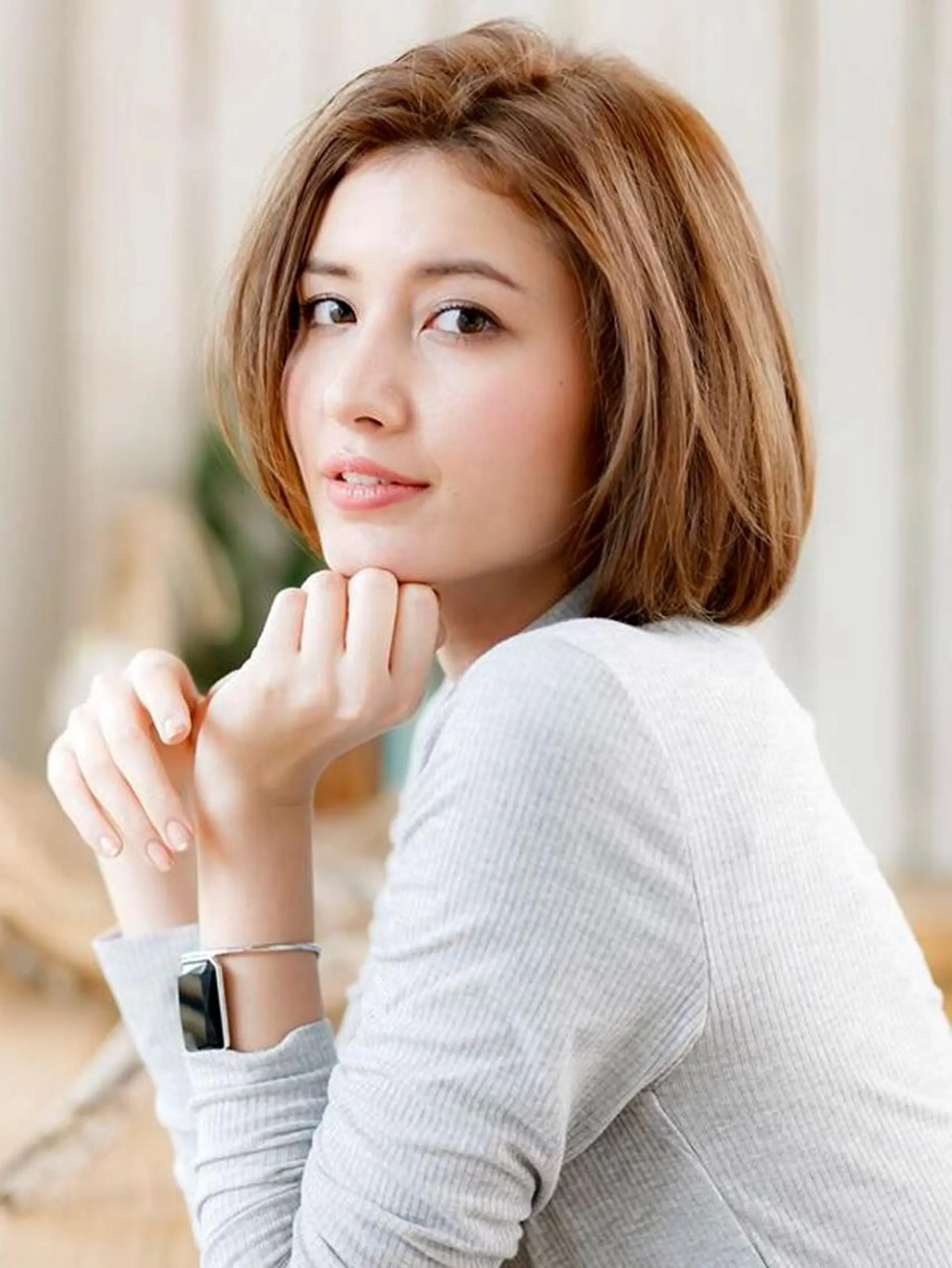 ショート ボブ 若杉 諒のヘアスタイル