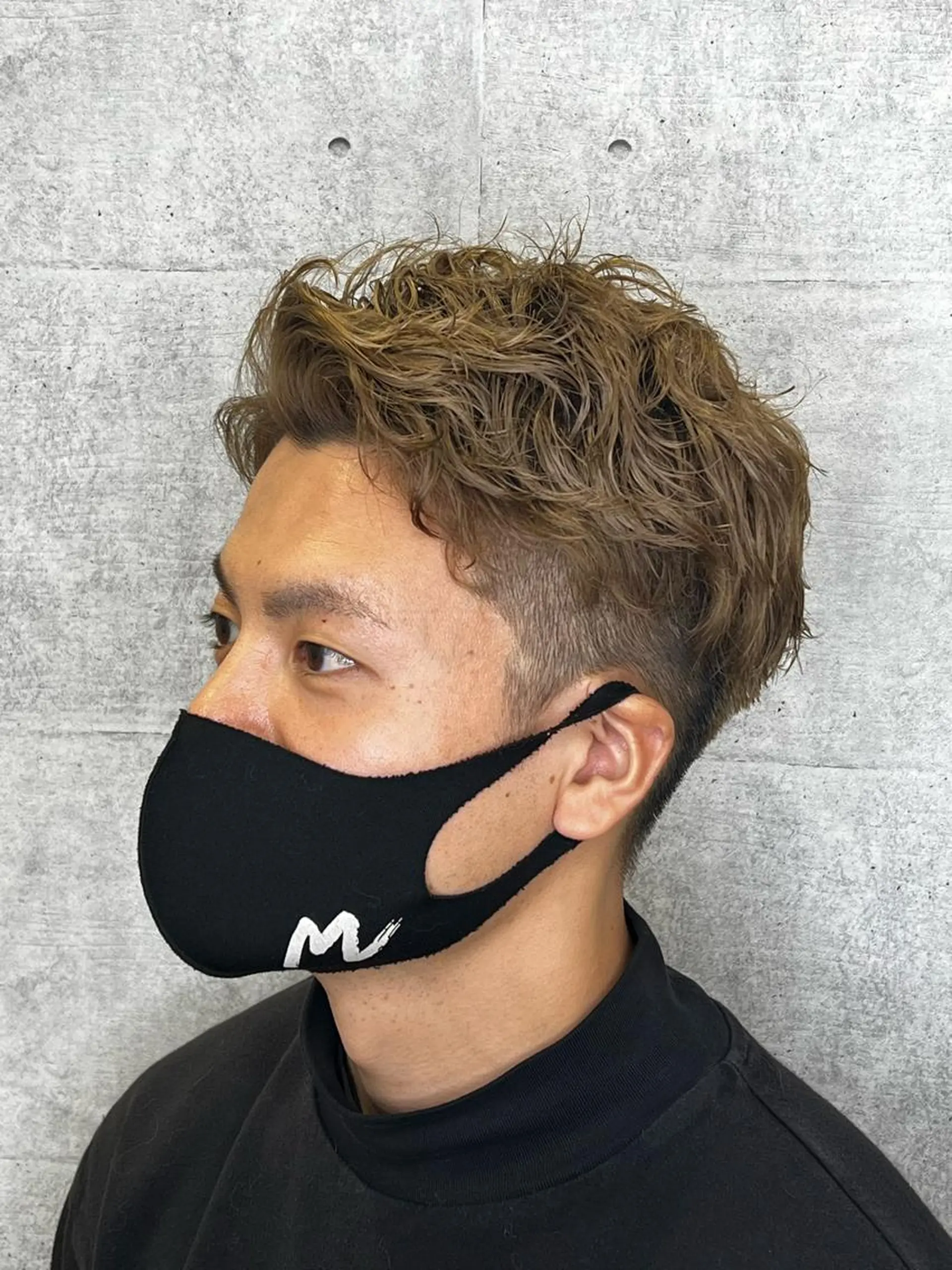 ショート メンズ メンズパーマ akari/髪質改善 /ブリーチ/名古屋のヘアスタイル