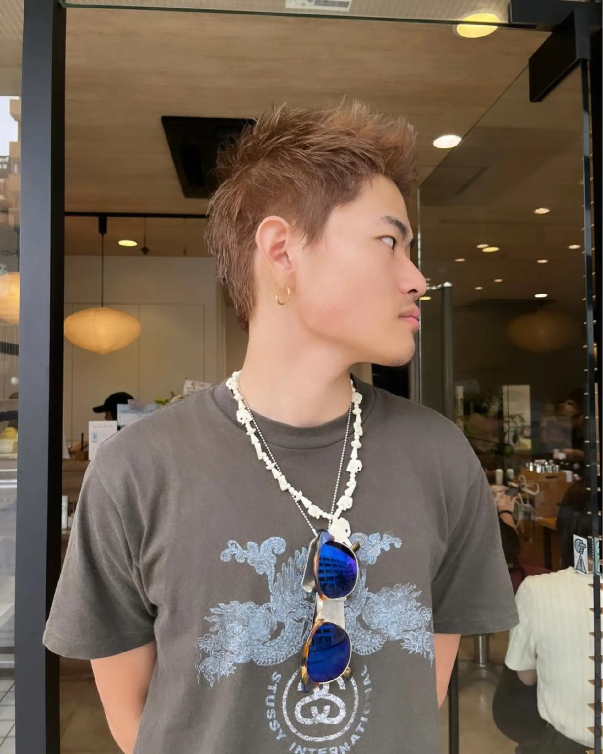 ショート カラー メンズ 産休中です 艶カラー♡オカのヘアスタイル