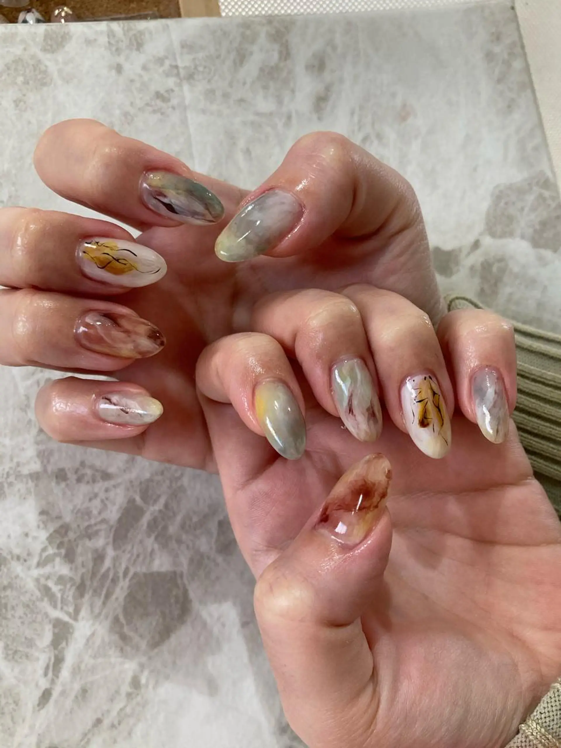 ネイル ニュアンスネイル Lucia 西葛西店のネイルデザイン