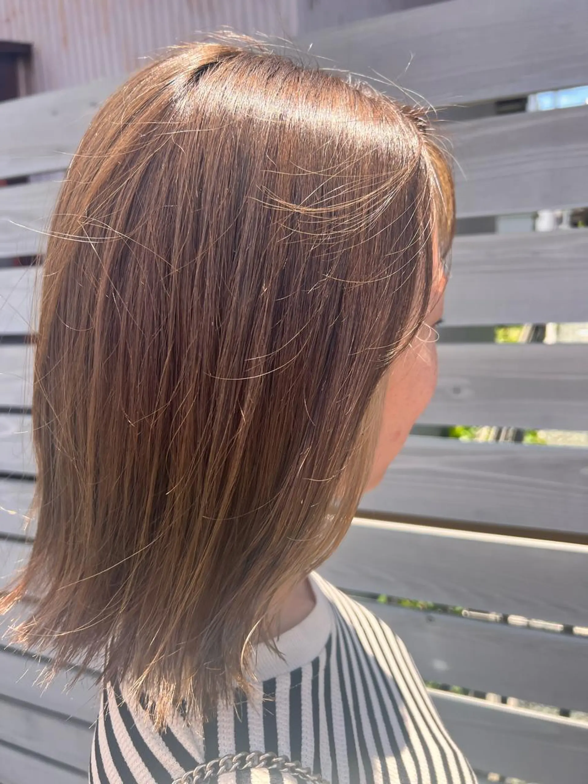 セミロング カラー れいな🌼 ボブ･艶カラー🌼のヘアスタイル