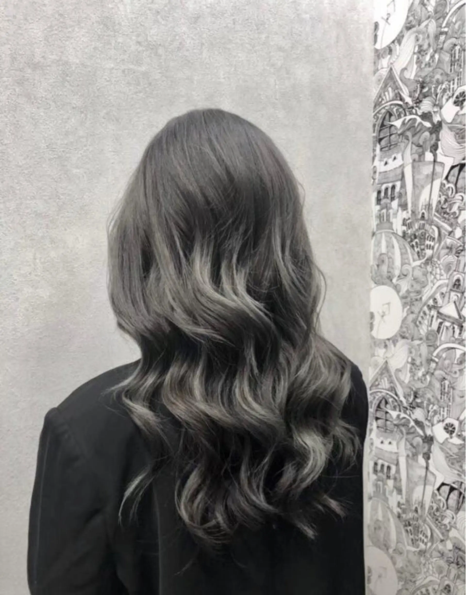 ロング カラー 透明感カラー ヘアカラー トリートメント 💎yuto💎 ハイトーン/韓国ヘアのヘアスタイル