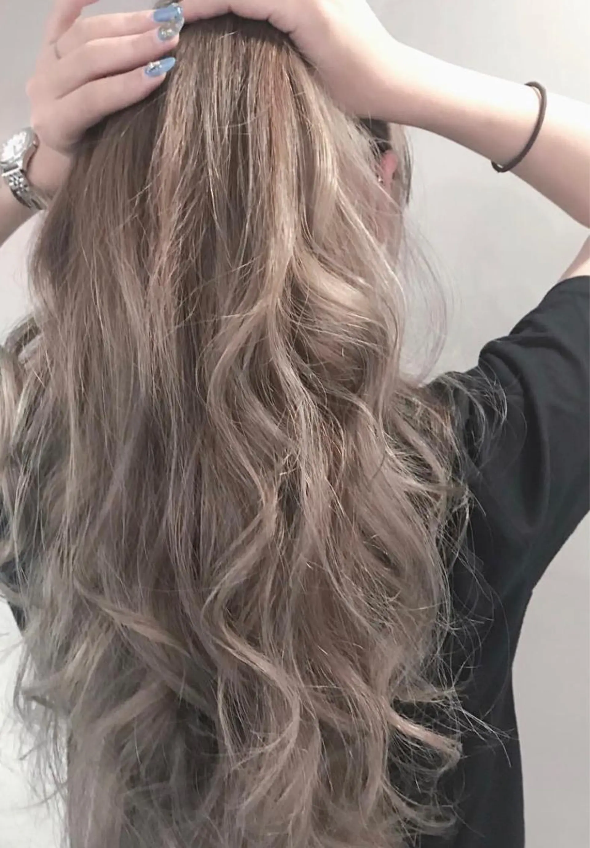 ロング カラー カット ヘアカラー トリートメント sharesalon セキケイタのヘアスタイル