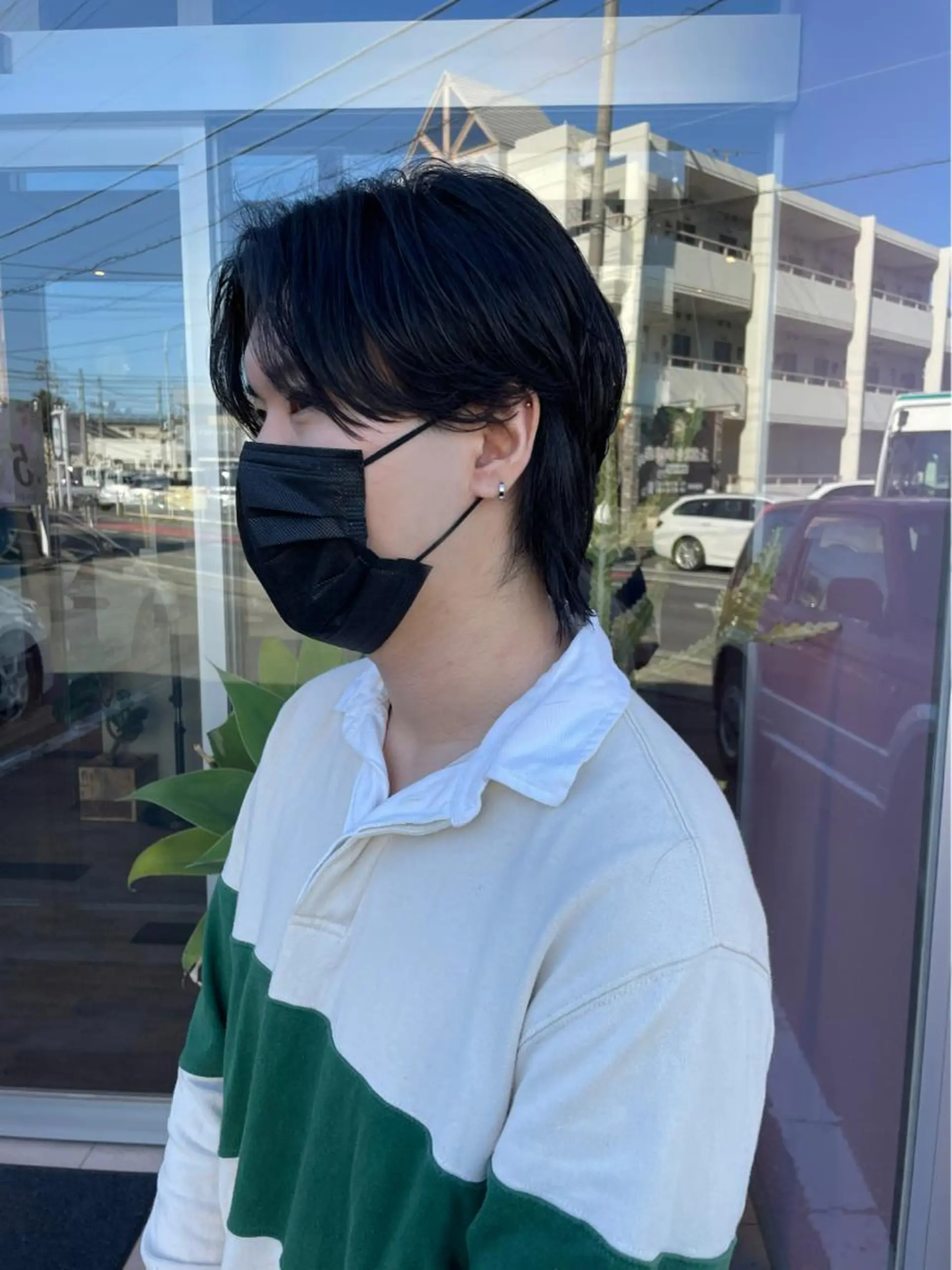 パーマ メンズ ブリーチ/韓国 💫ひなた💫のヘアスタイル