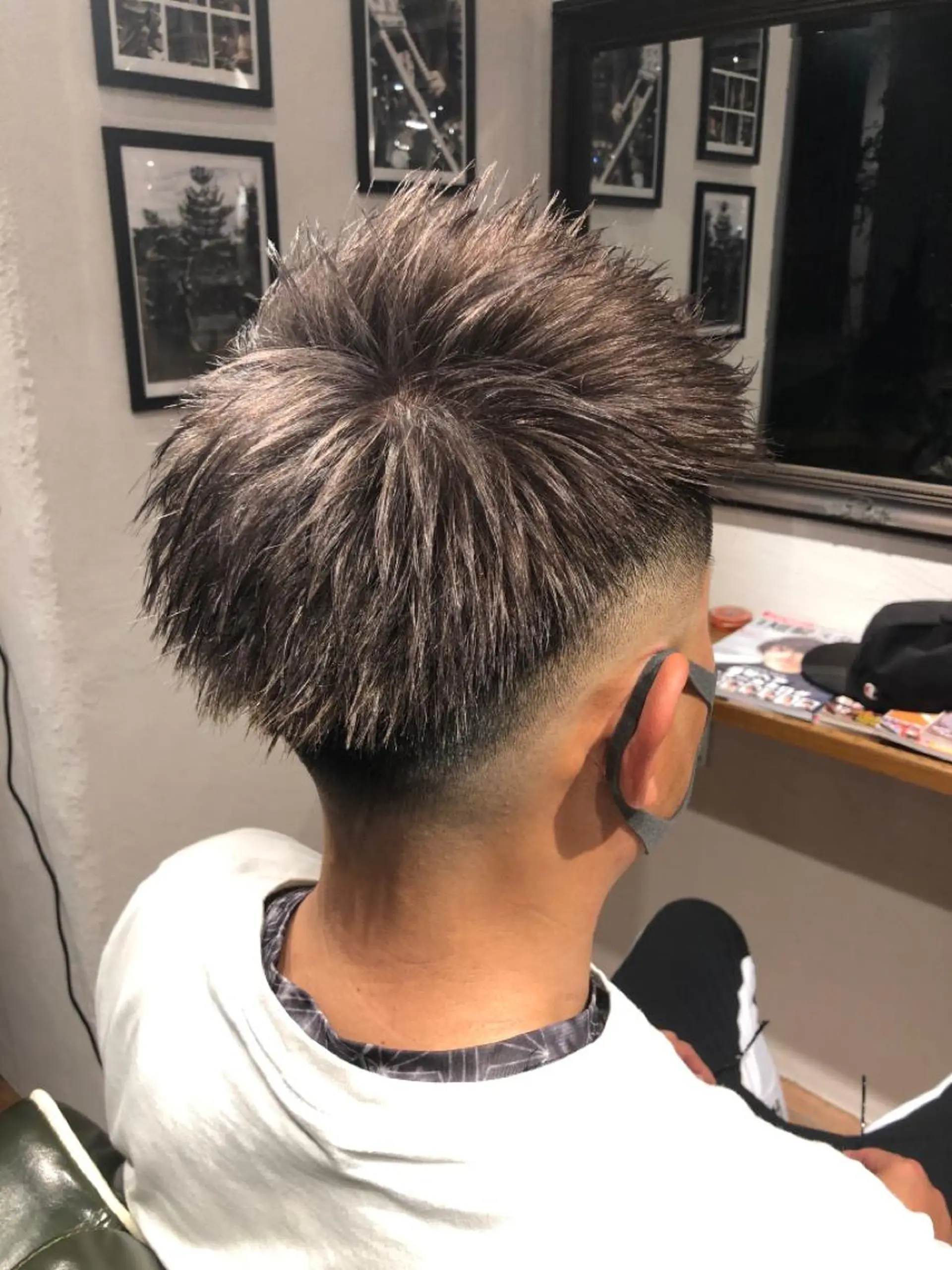 ショート カラー メンズ カット ヘアカラー 冨士川 英樹のヘアスタイル