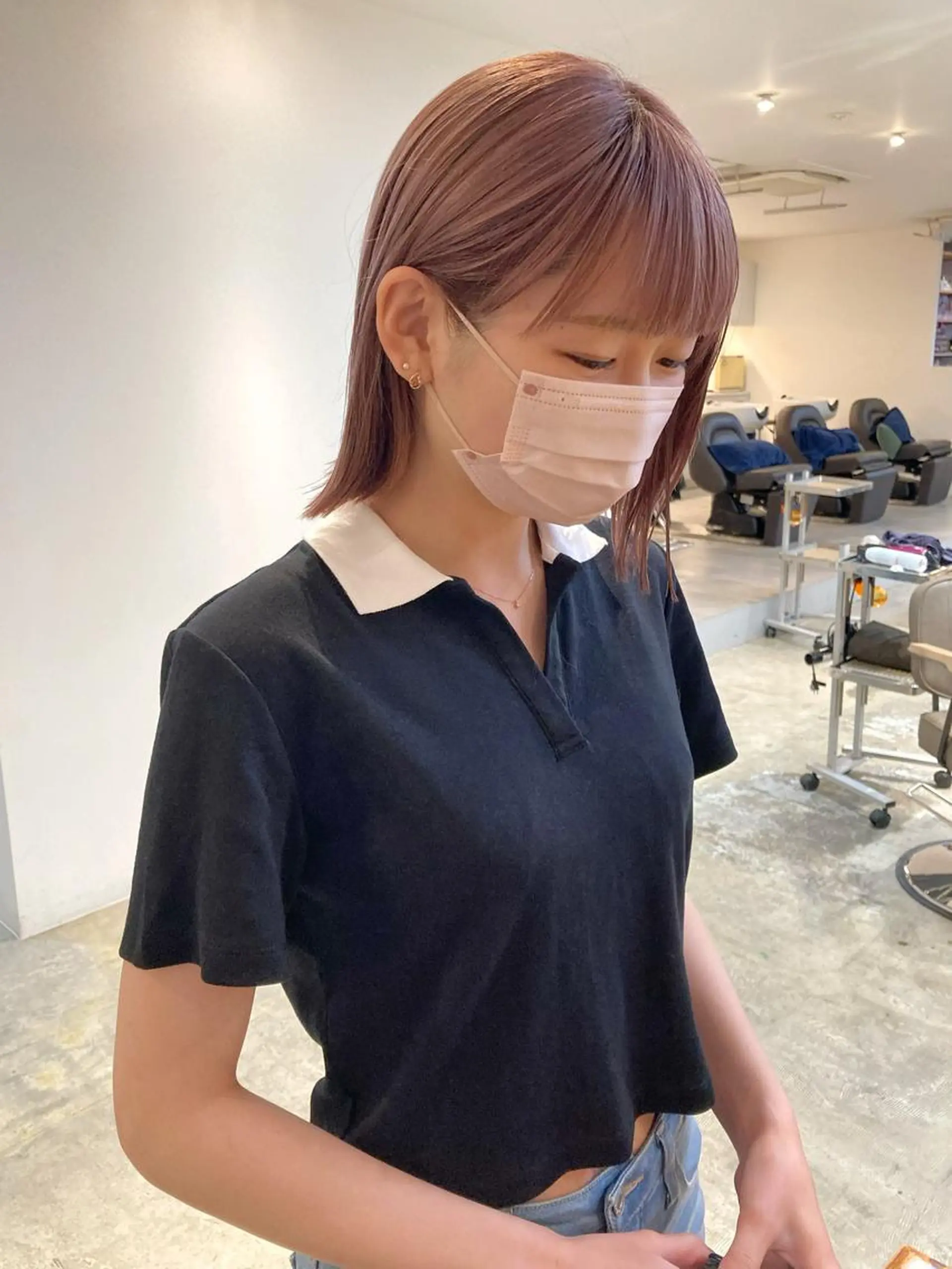 ミディアム ヘアカラー カラーリスト菅野 竜矢🌈のヘアスタイル