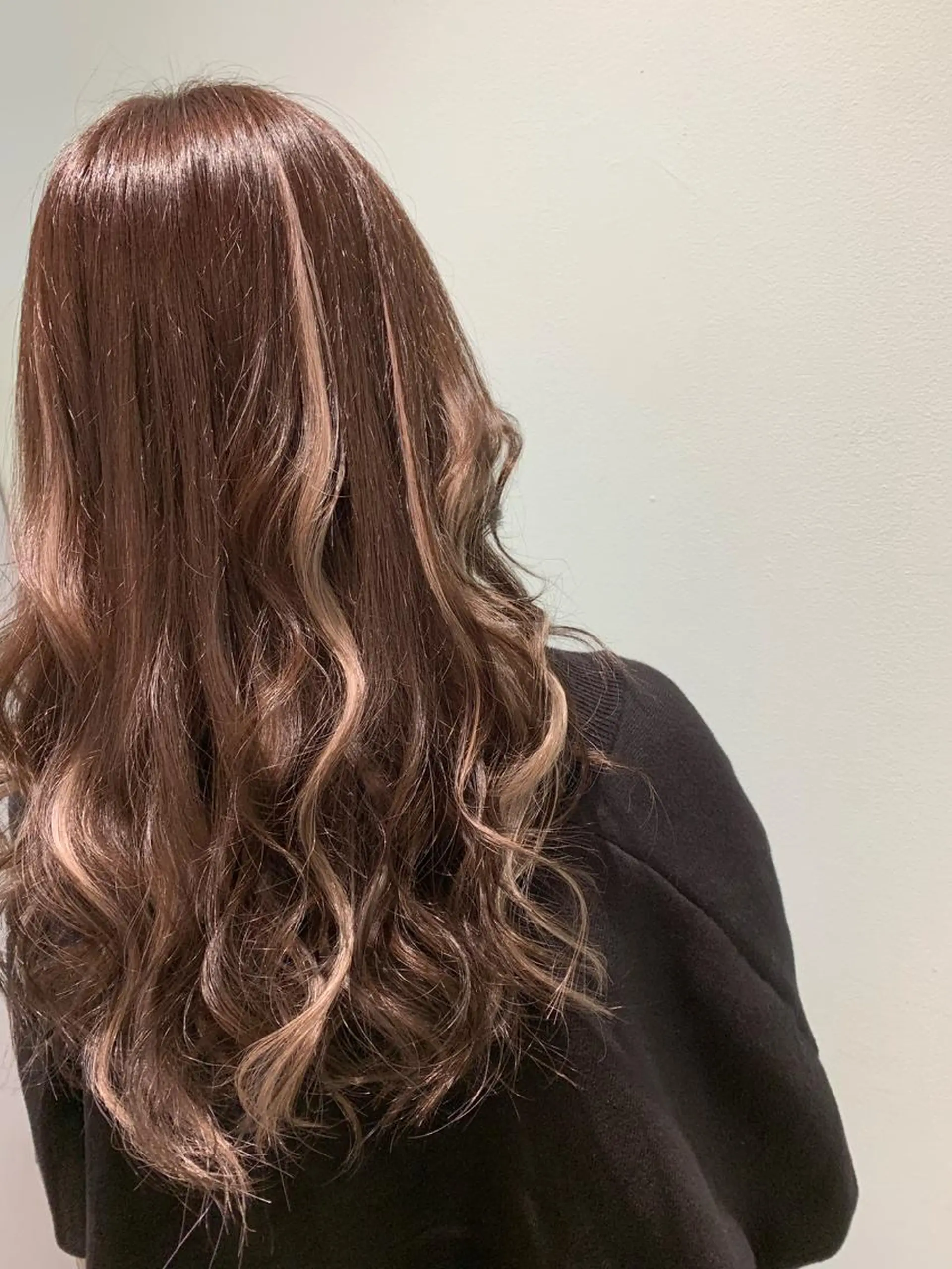 セミロング カラー ヘアアレンジ ハイライトカラー エクステ ハイライト stylist Yukieのヘアスタイル