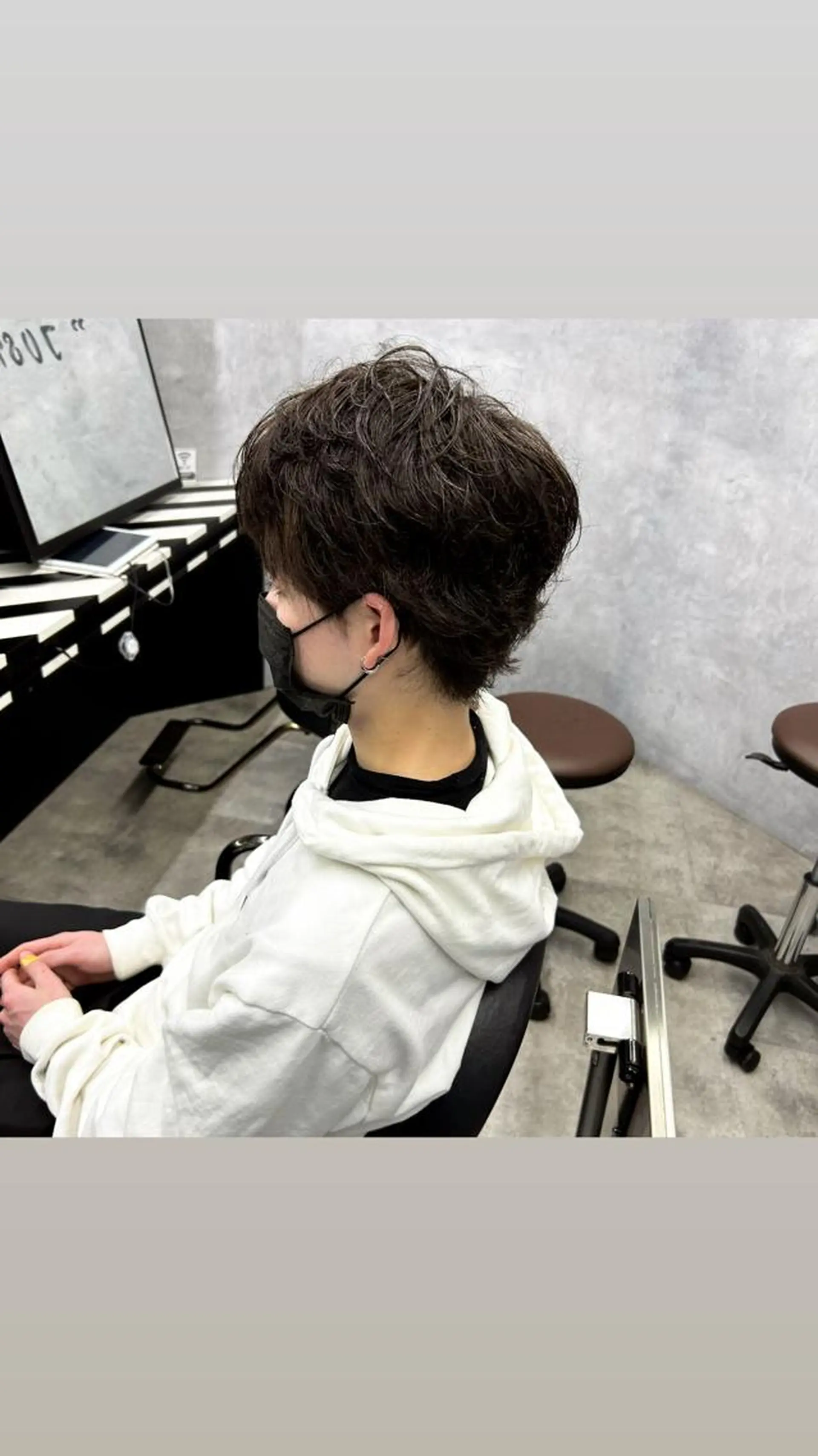 メンズ 縮毛矯正・髪質改善 特化 出納 直起のヘアスタイル
