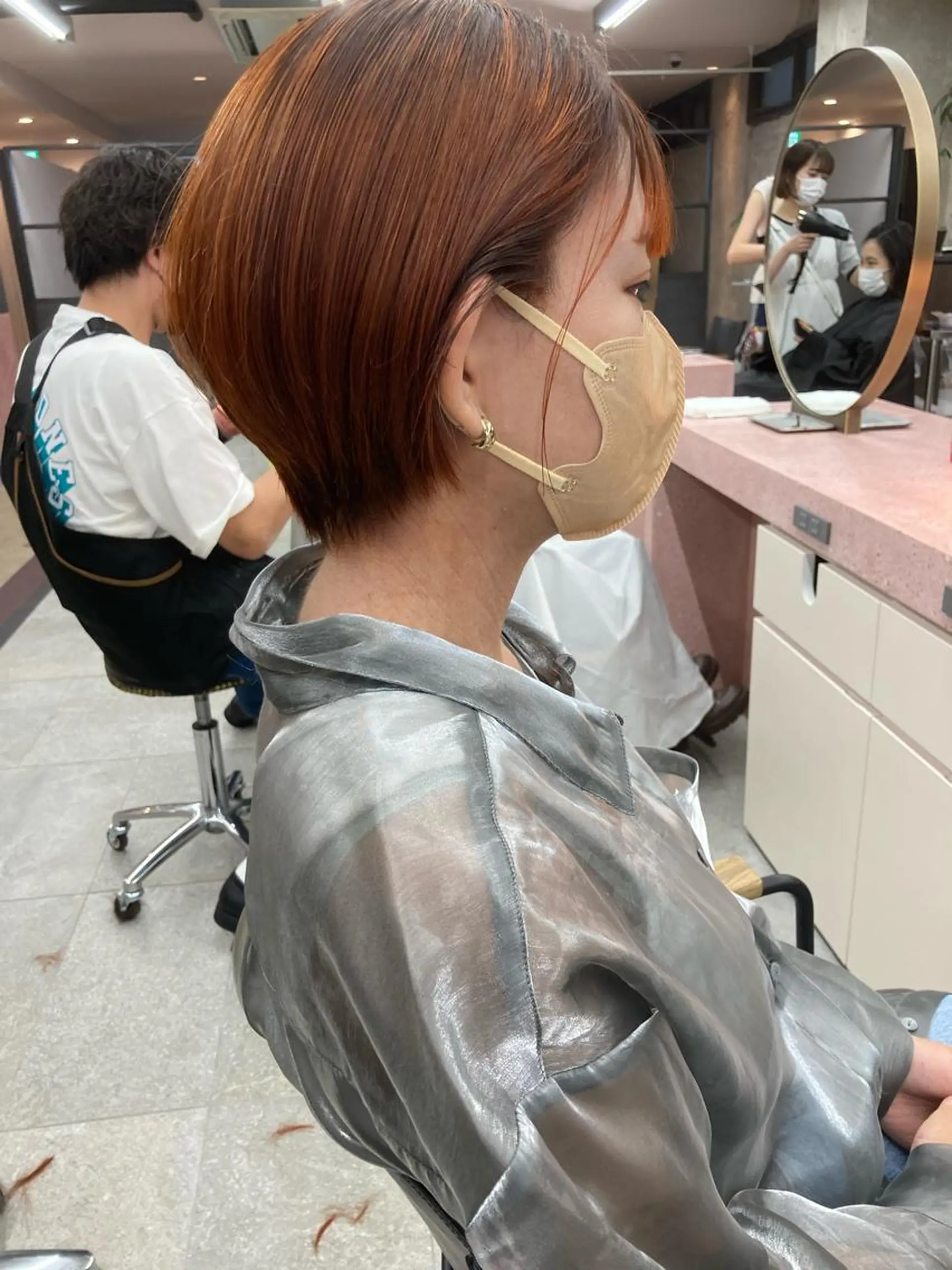 ショート カラー カット ヘアカラー トリートメント 小木曽智美 /ボブ/ショートのヘアスタイル