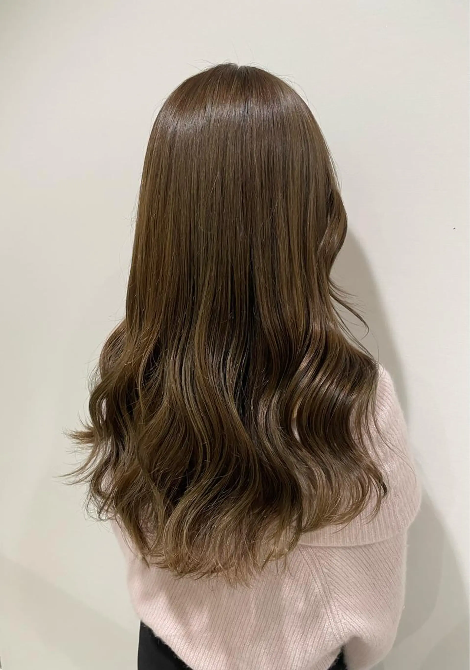 ロング カラー ヘアカラー トリートメント 青沼夏未/オリーブ/ 寒色カラーのヘアスタイル