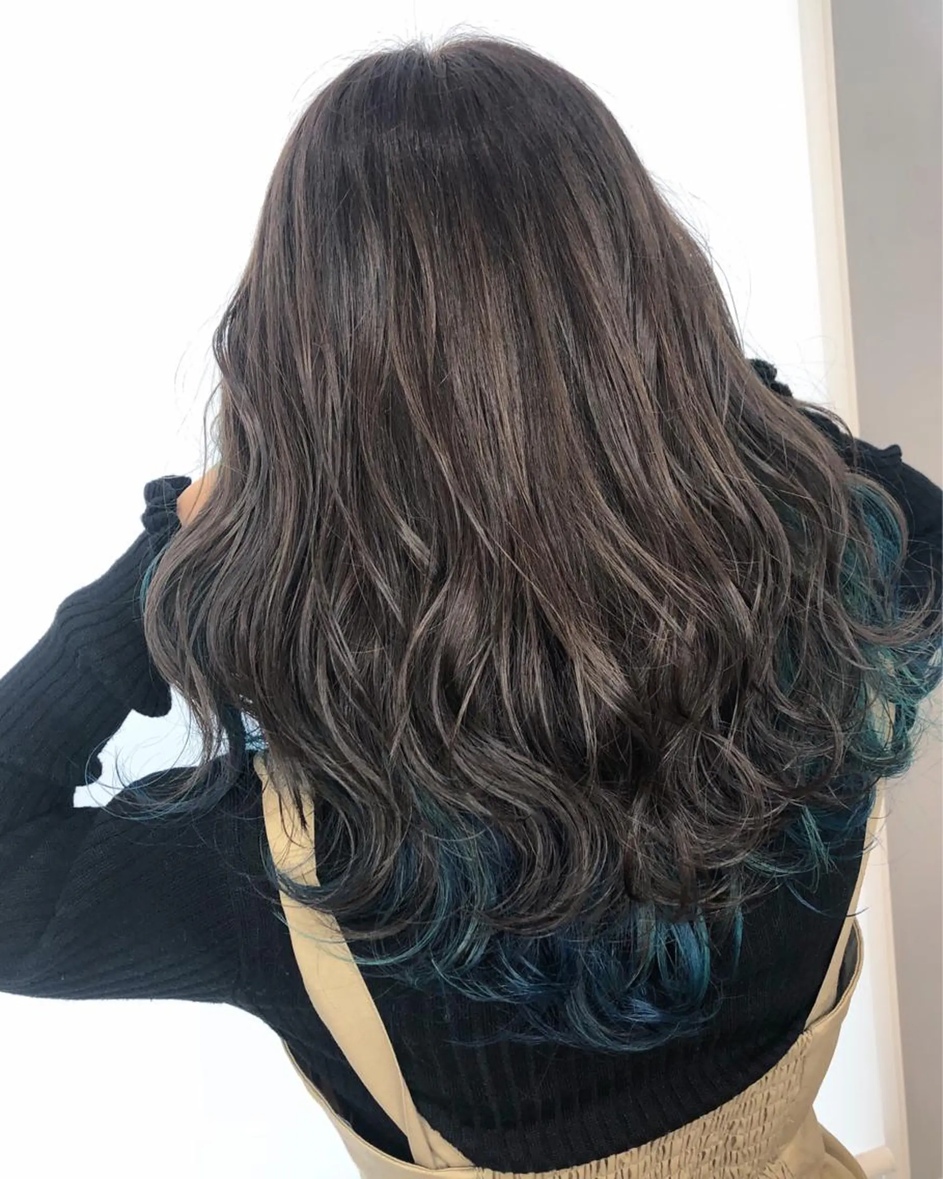 ロング ヘアカラー sano sayakaのヘアスタイル