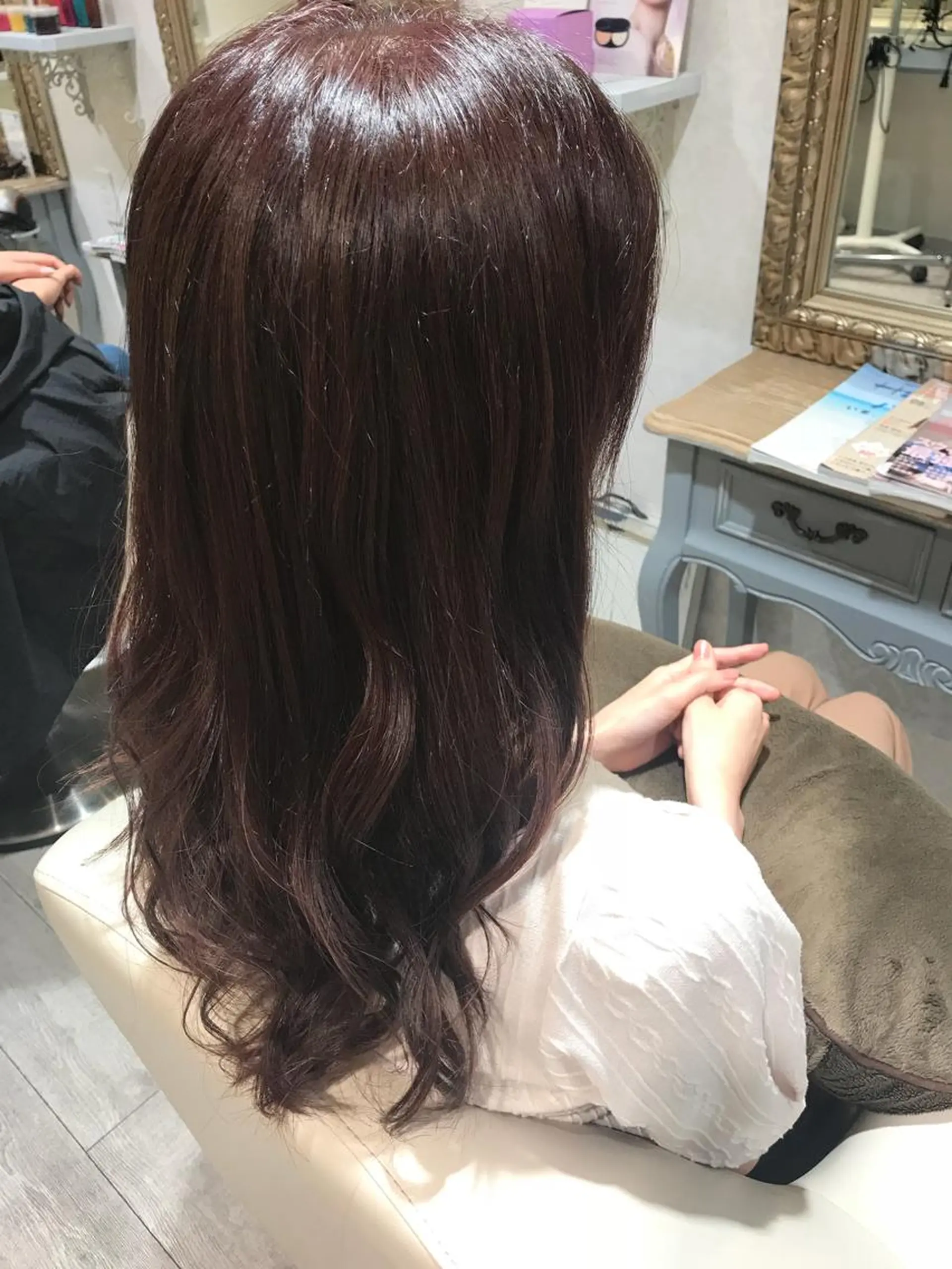 ロング カラー アッシュ バイオレットカラー バイオレットアッシュ color coutureのヘアスタイル