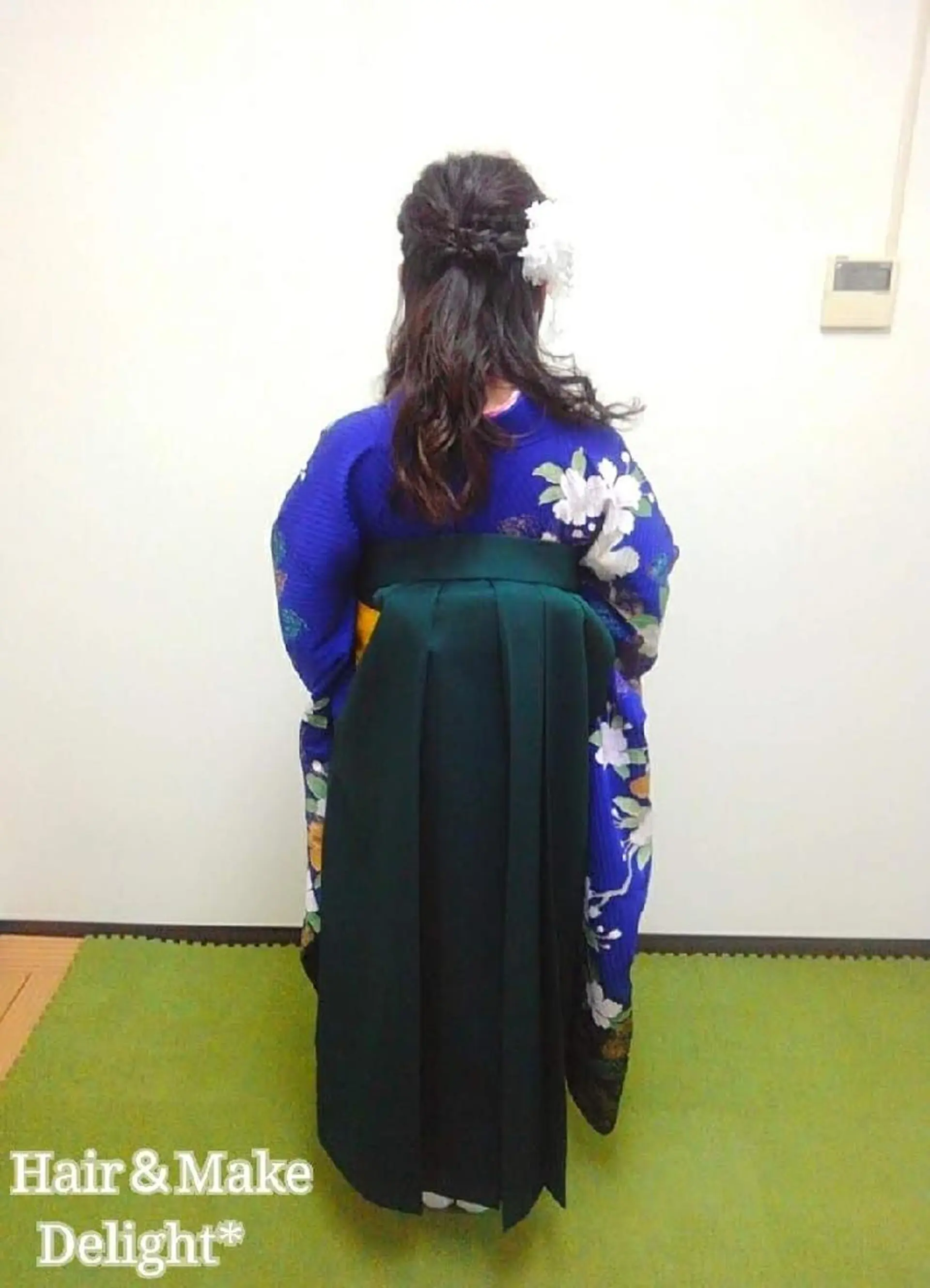 セミロング ヘアアレンジ Hair&Make  Delight*のヘアスタイル