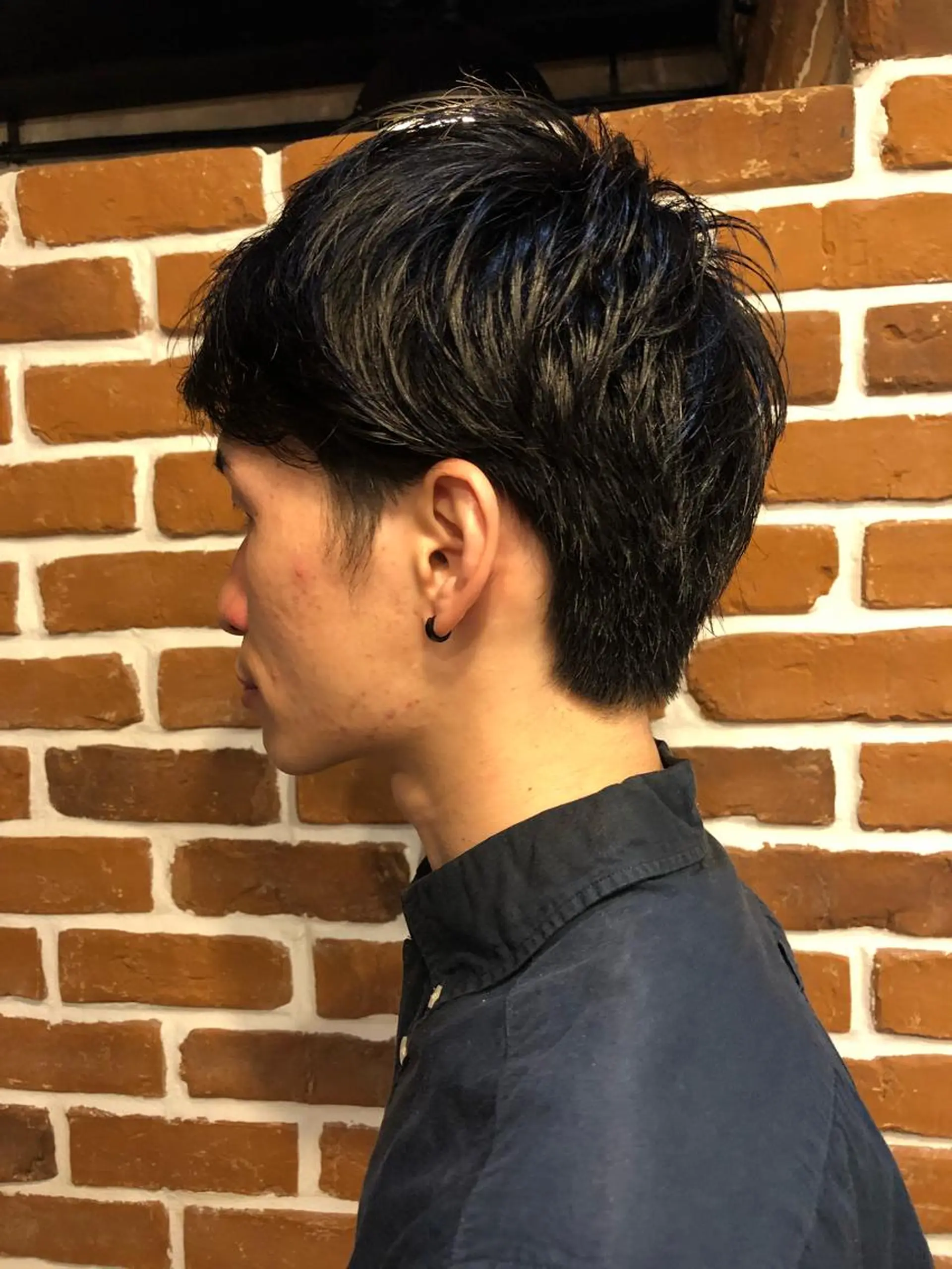 メンズ ✨色持ちの良い艶 カラー✨蟹江真世のヘアスタイル