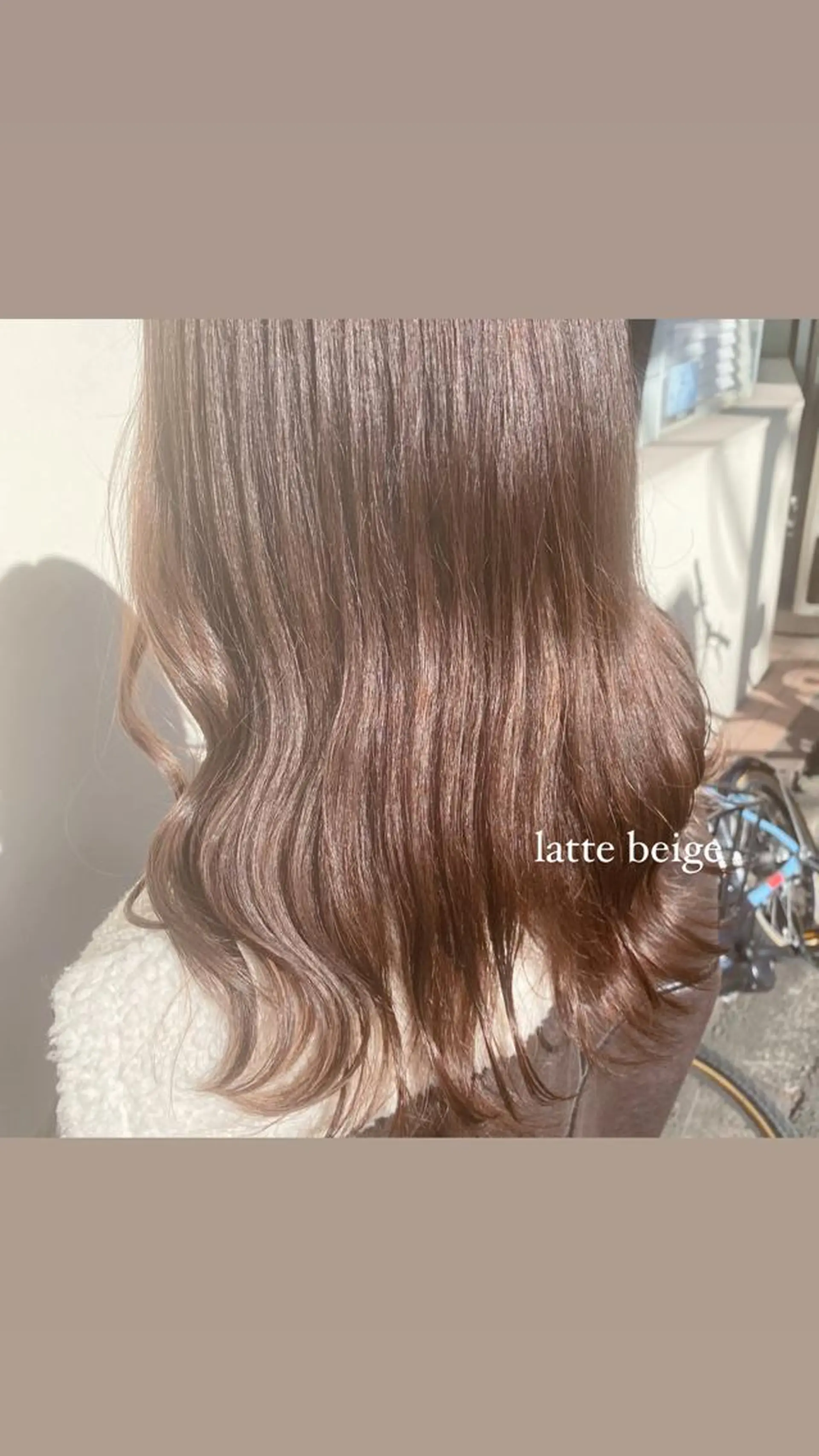 ミディアム 艶カラー/韓国風ヘア 🩵shioneのヘアスタイル