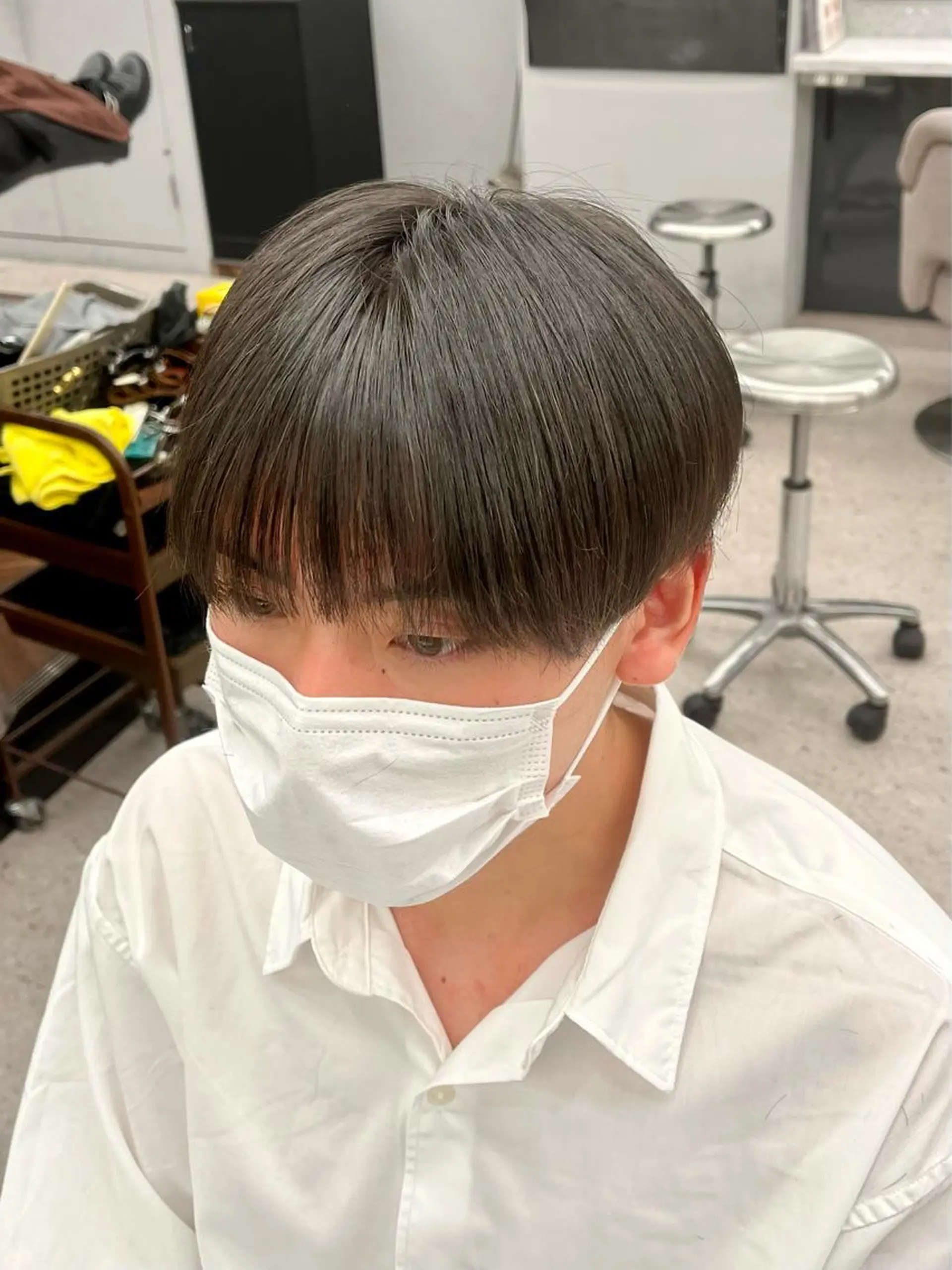 メンズ マッシュ メンズパーマ シースルーマッシュ メンズ特化美容師/ 新井　洸太のヘアスタイル