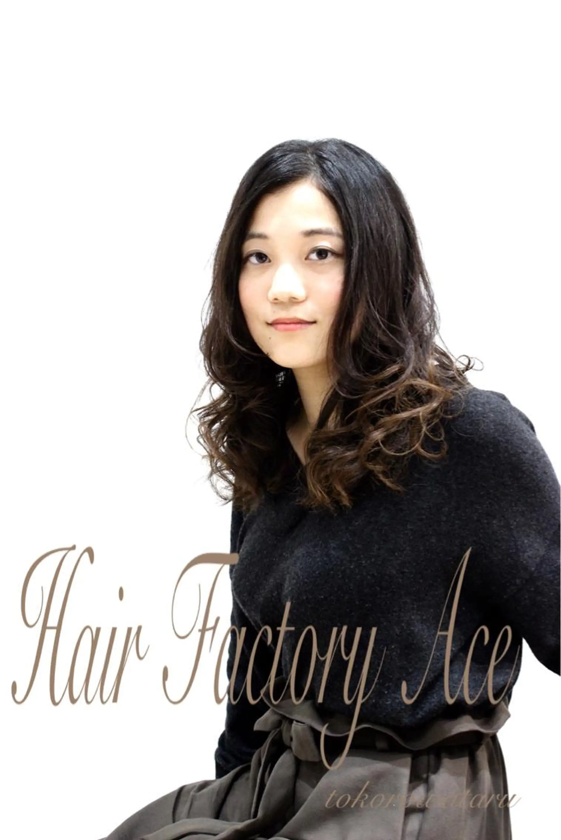 セミロング 所渉/韓国レイヤー /ウルフカットのヘアスタイル